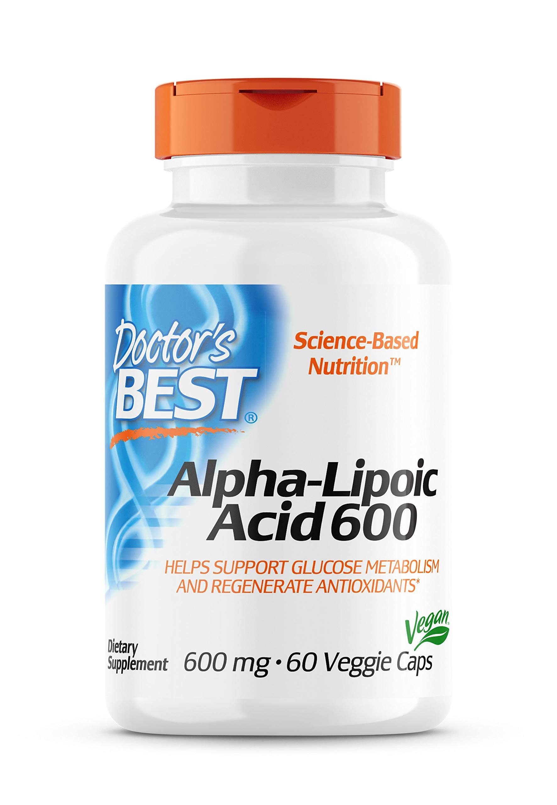 DOCTORS BEST (Pack of 3) Doctor's Best Vitamin Alpha Lipoic Acid 60 Vegetarian Capsules