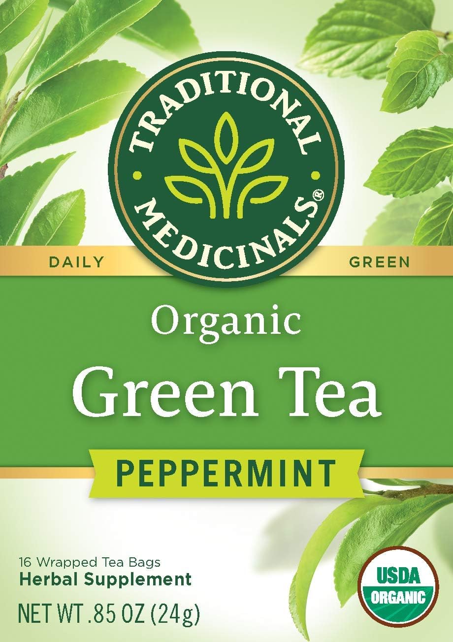 Traditional Medicinals Organic Green Tea with Peppermint 16 bag