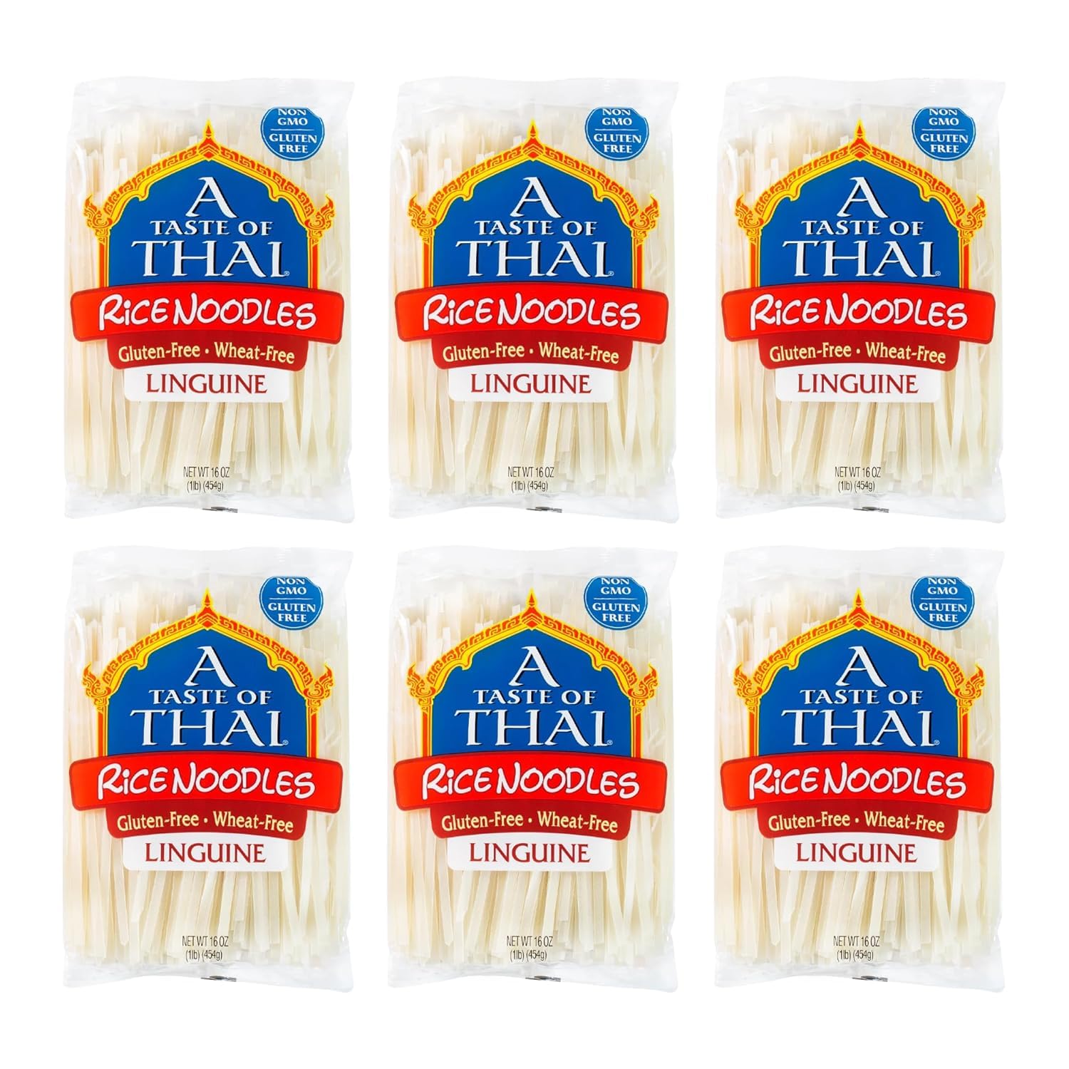 TASTE OF THAI (Pack of 12) A Taste of Thai Rice Thin Noodle Pasta 16 Oz