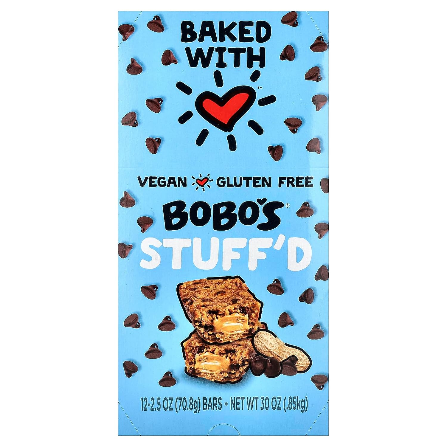 Bobo's Stuffed Chocolate Chip Peanut Butter Bar