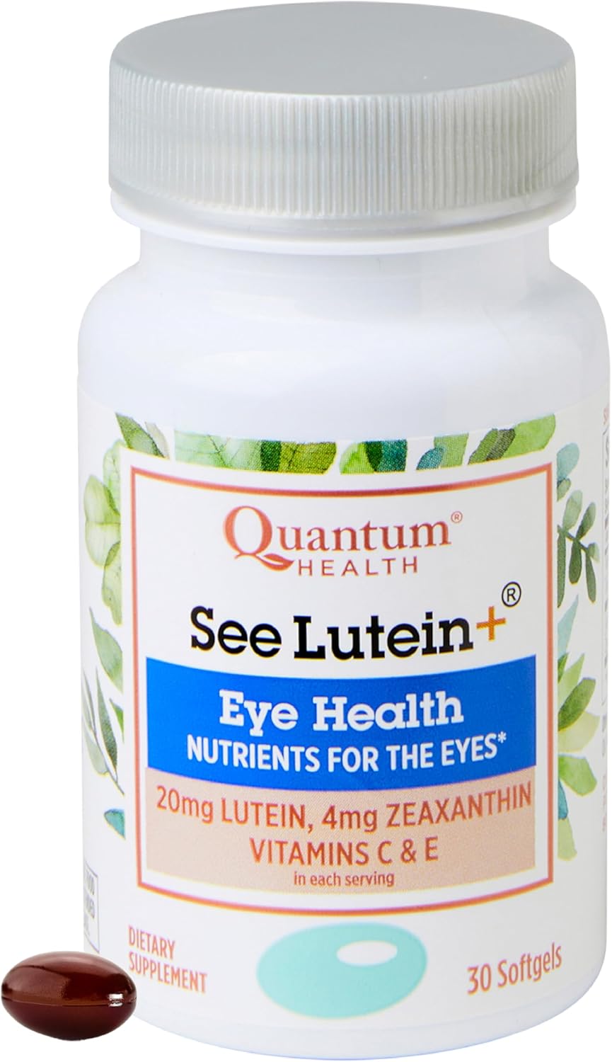 QUANTUM (Pack of 6) Quantum Softgels See Lutein Herbal Supplement Softgels 30 Sg