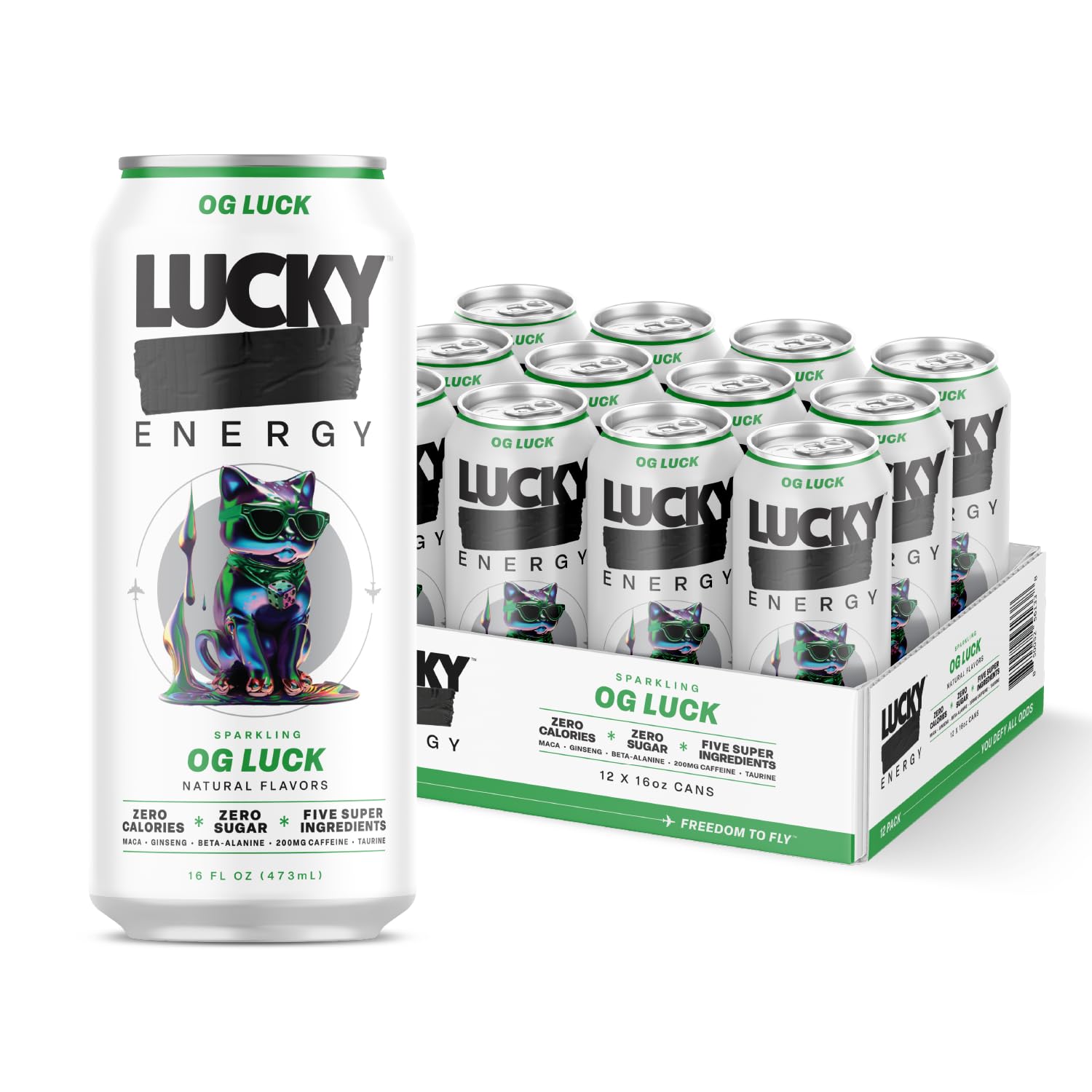 Lucky Energy Beverage Energy Original Luck
