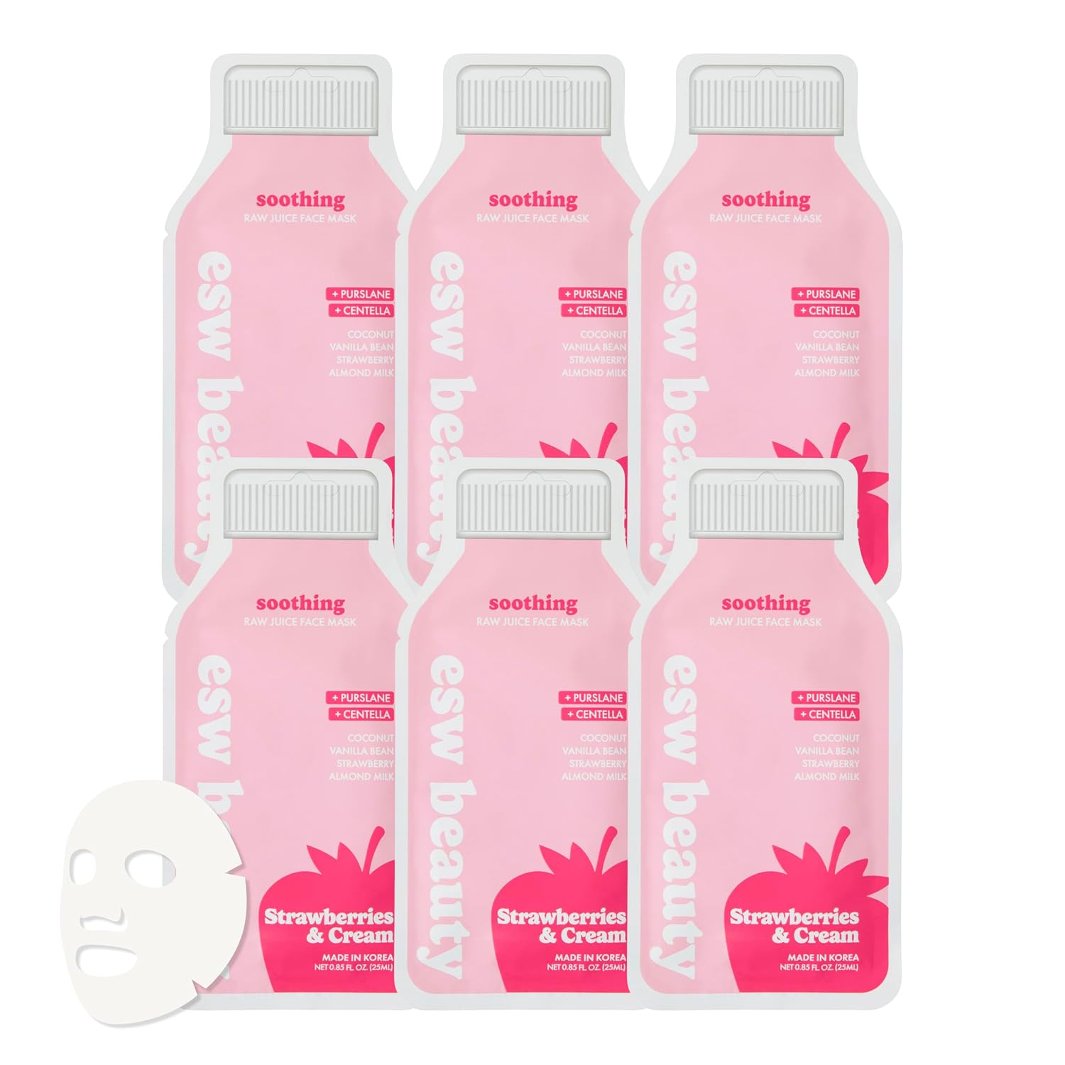 Esw Beauty Mask Sheet Strawberry Cream