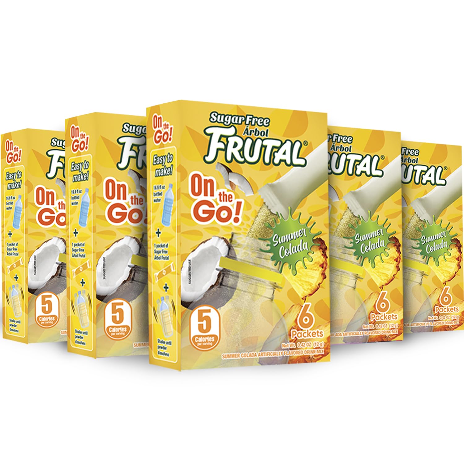 ARBOL FRUTAL (Pack of 48) Arbol Frutal Agua Fresca Beverage Flavoring Stick Summer Co 0.42 Oz