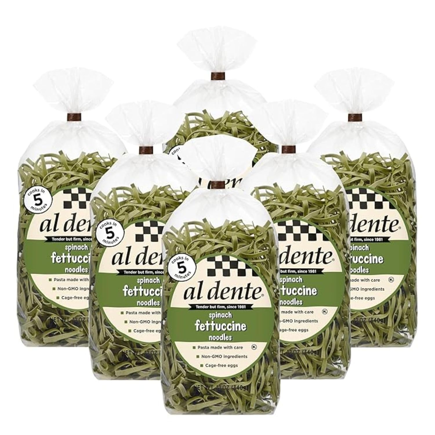 Al Dente Pasta Fettuccine Spinach