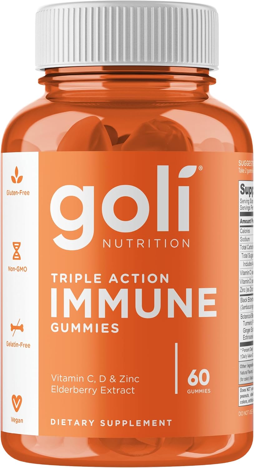 GOLI NUTRITION (Pack Of 6) Goli Nutrition Immune Gummy 60 Pieces