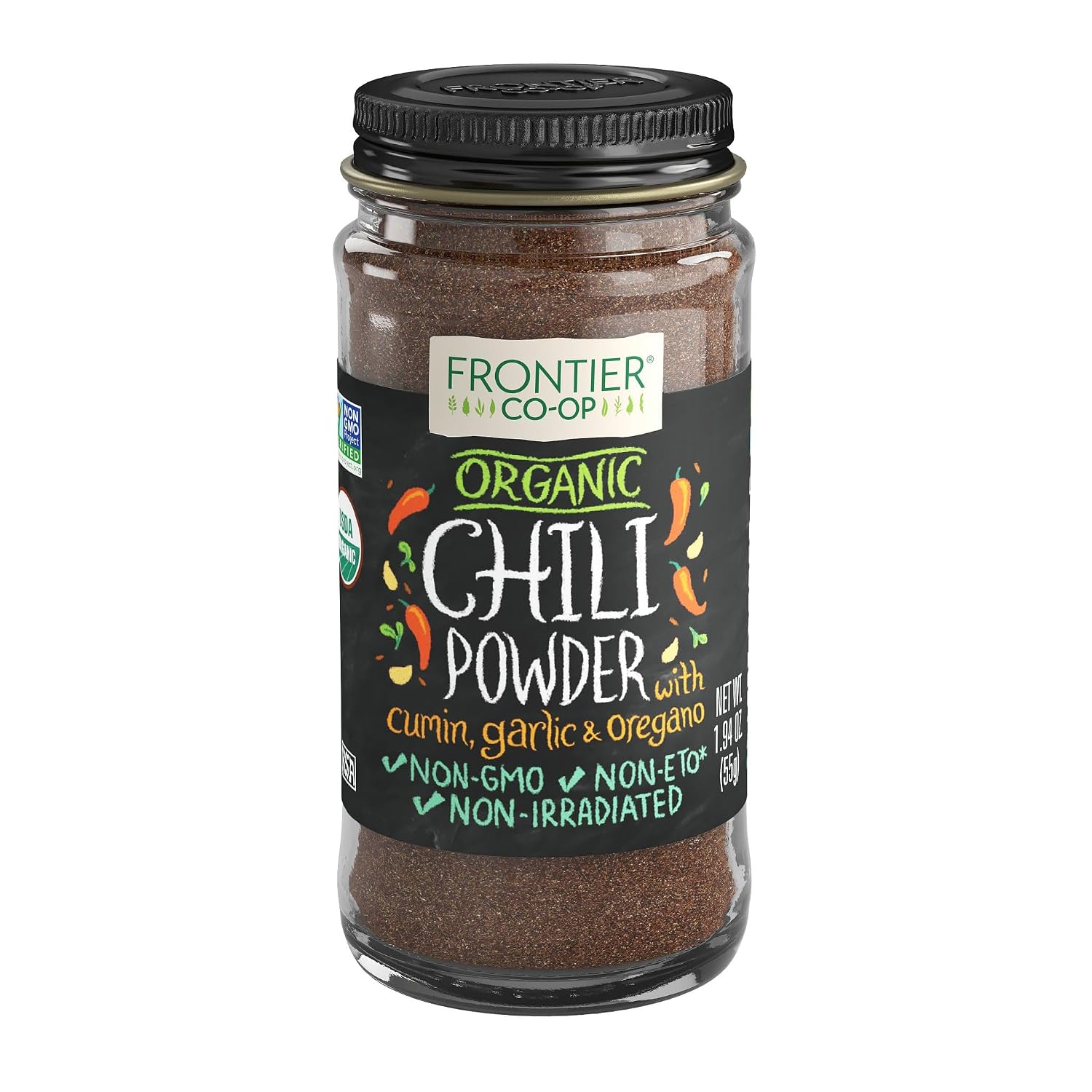 FRONTIER HERB (Pack of 12) Frontier Herb Spice Chile Powder Fiesta Blend Seasoning 1.76 Oz