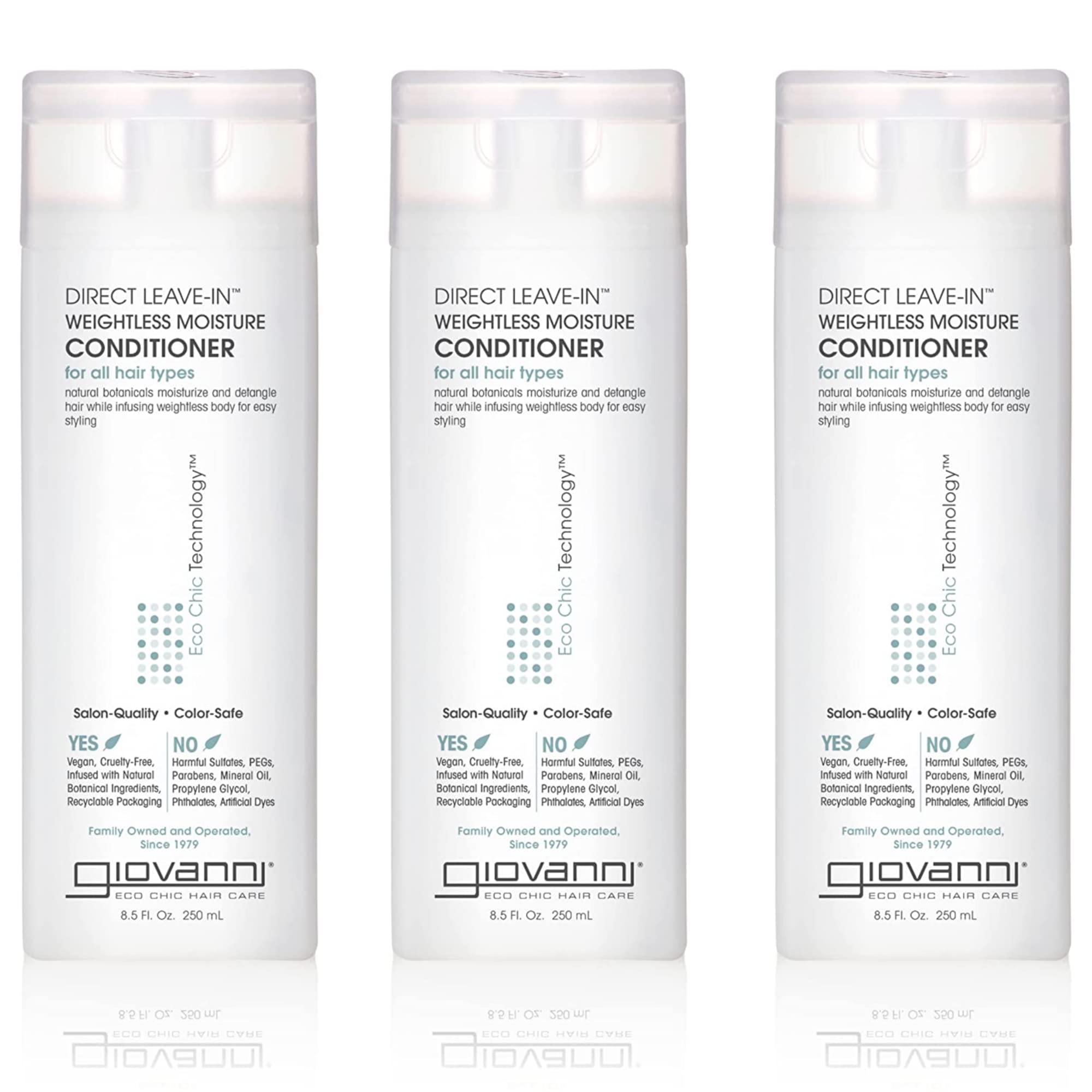 GIOVANNI COSMET (Pack of 6) Giovanni Cosmetics Leave-in Conditioner 8.5 Fl Oz