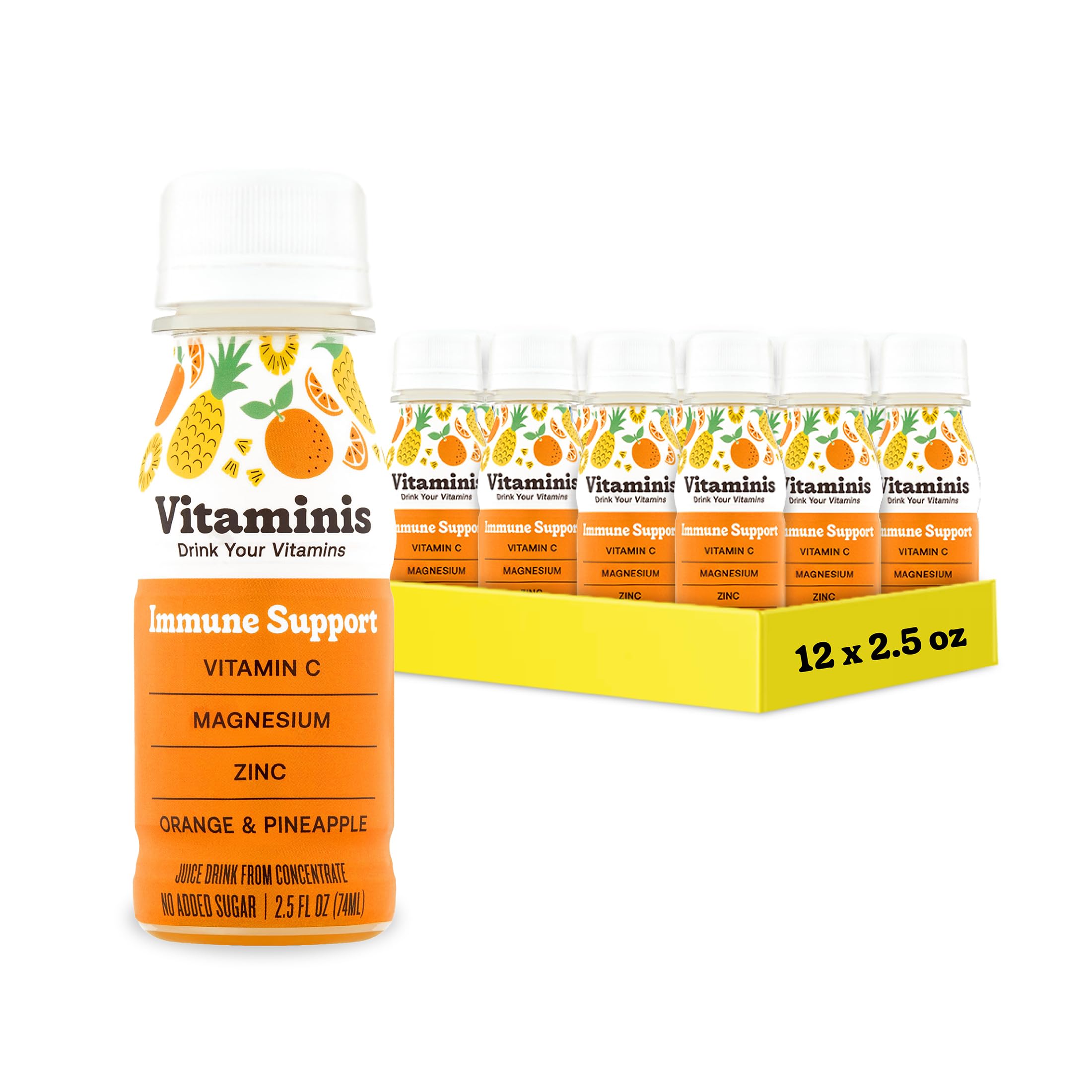 Vitaminis Shot Immune Orange Pineapple