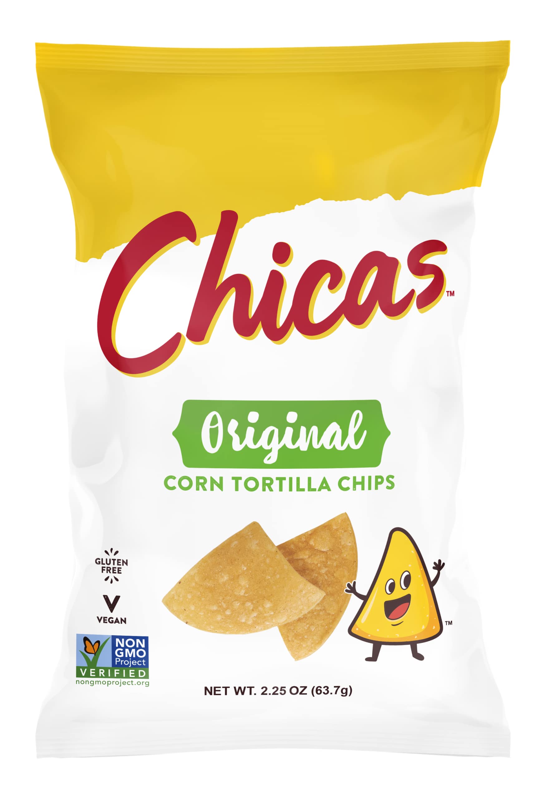 CHICAS (Pack of 36) Chicas Chip Tortilla Corn Natural Grocery Traditional Seed 2.25 Oz