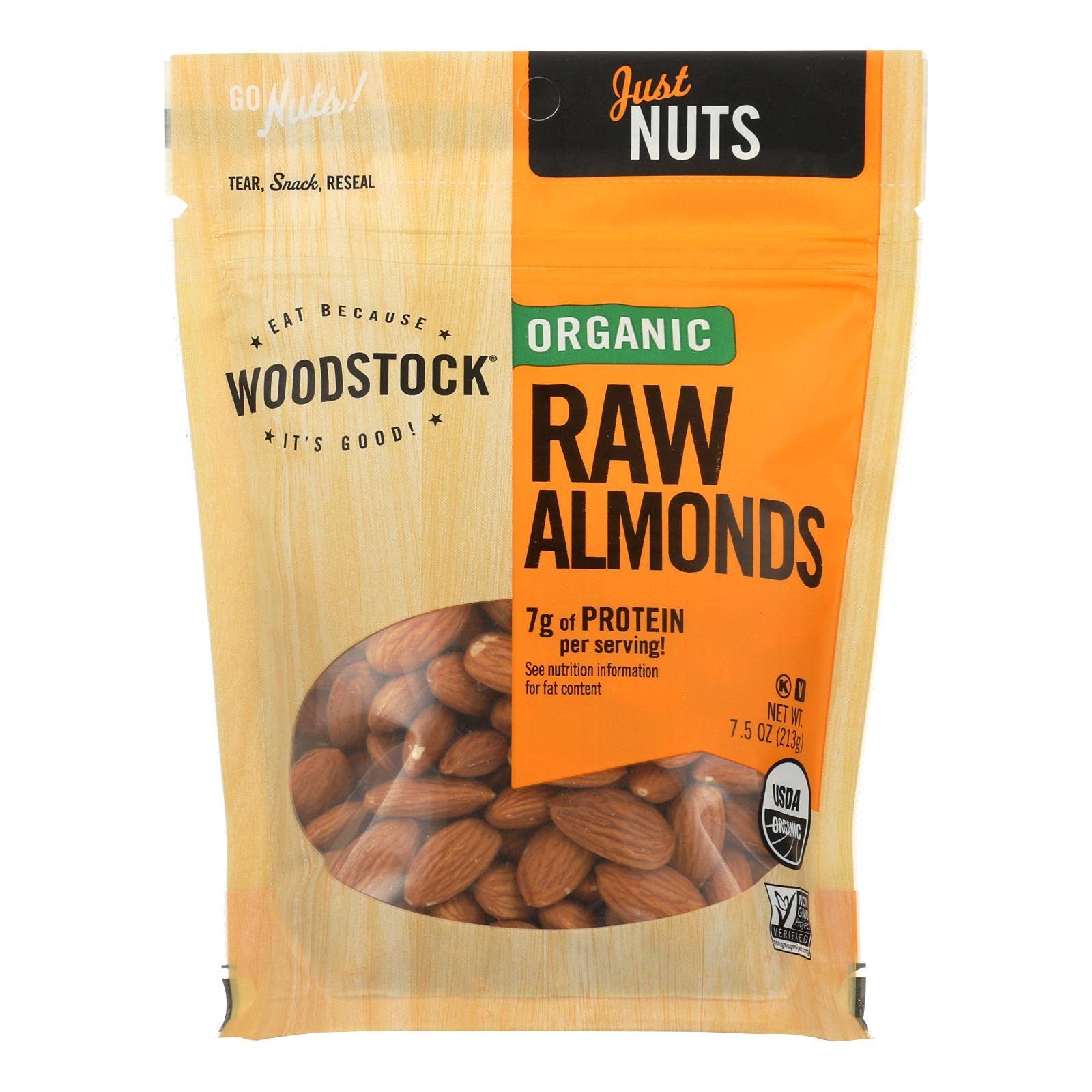 Woodstock Farms Raw Organic Almonds Nuts