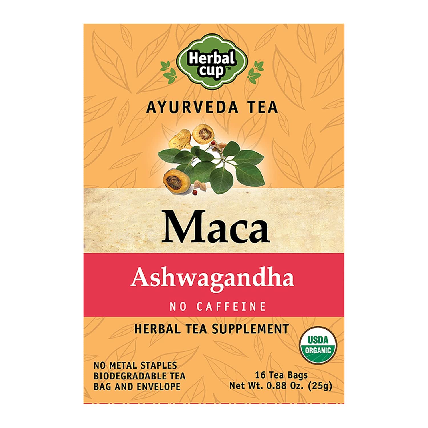 Herbal Cup Tea Maca Ashwagandha 16 bag