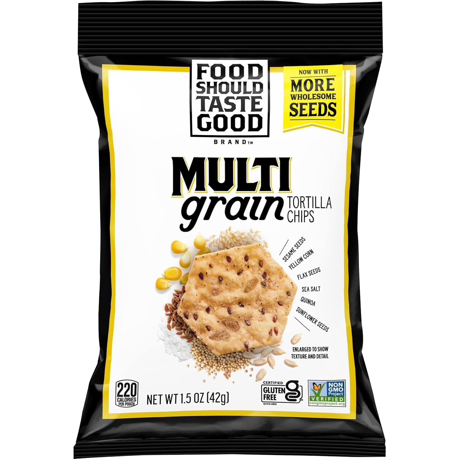 Food Should Taste Good Tortilla Chips Multigrain Traditional