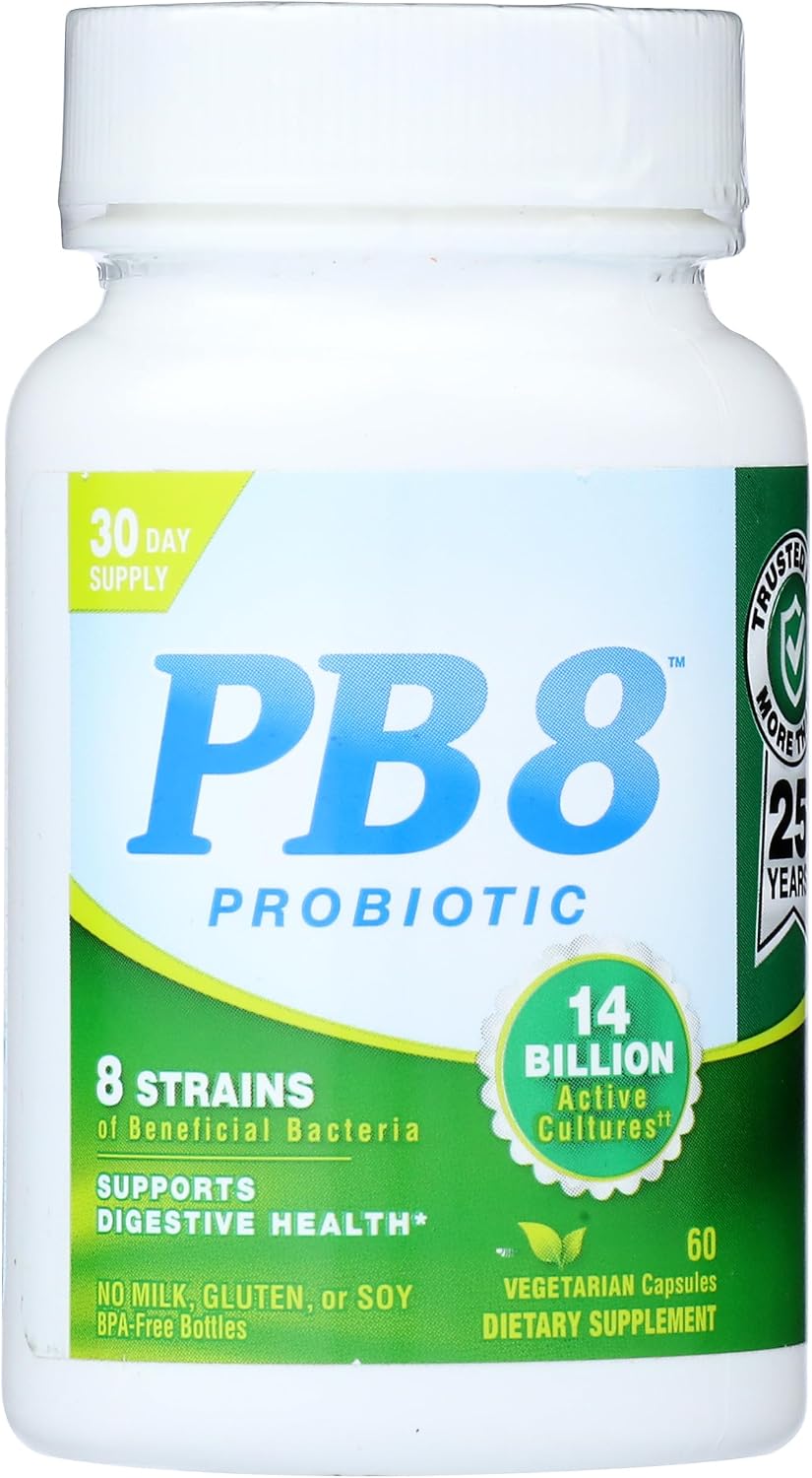 NUTRITION NOW (Pack Of 5) Nutrition Now PB8 Acidophilus Vegetable 60 Capsules