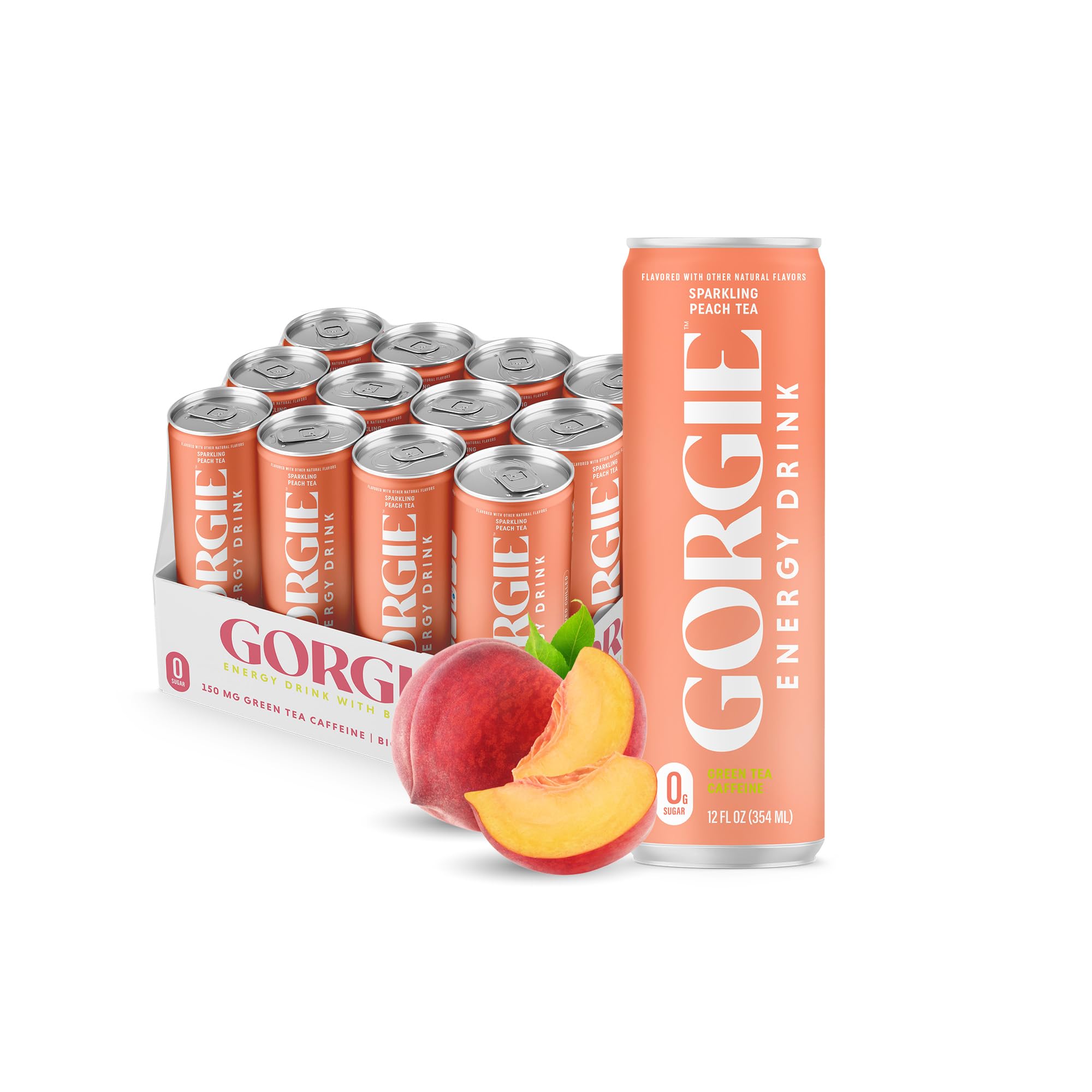 Gorgie Energy Spark Peach Tea Beverage
