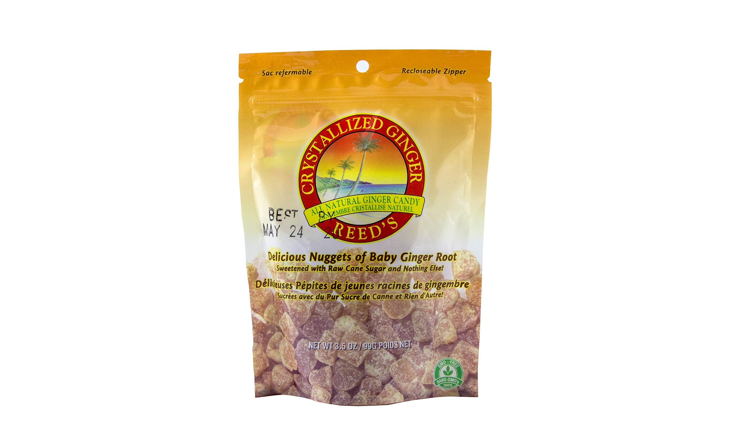 Reed's Candy Ginger Crystallized Chewy Candy