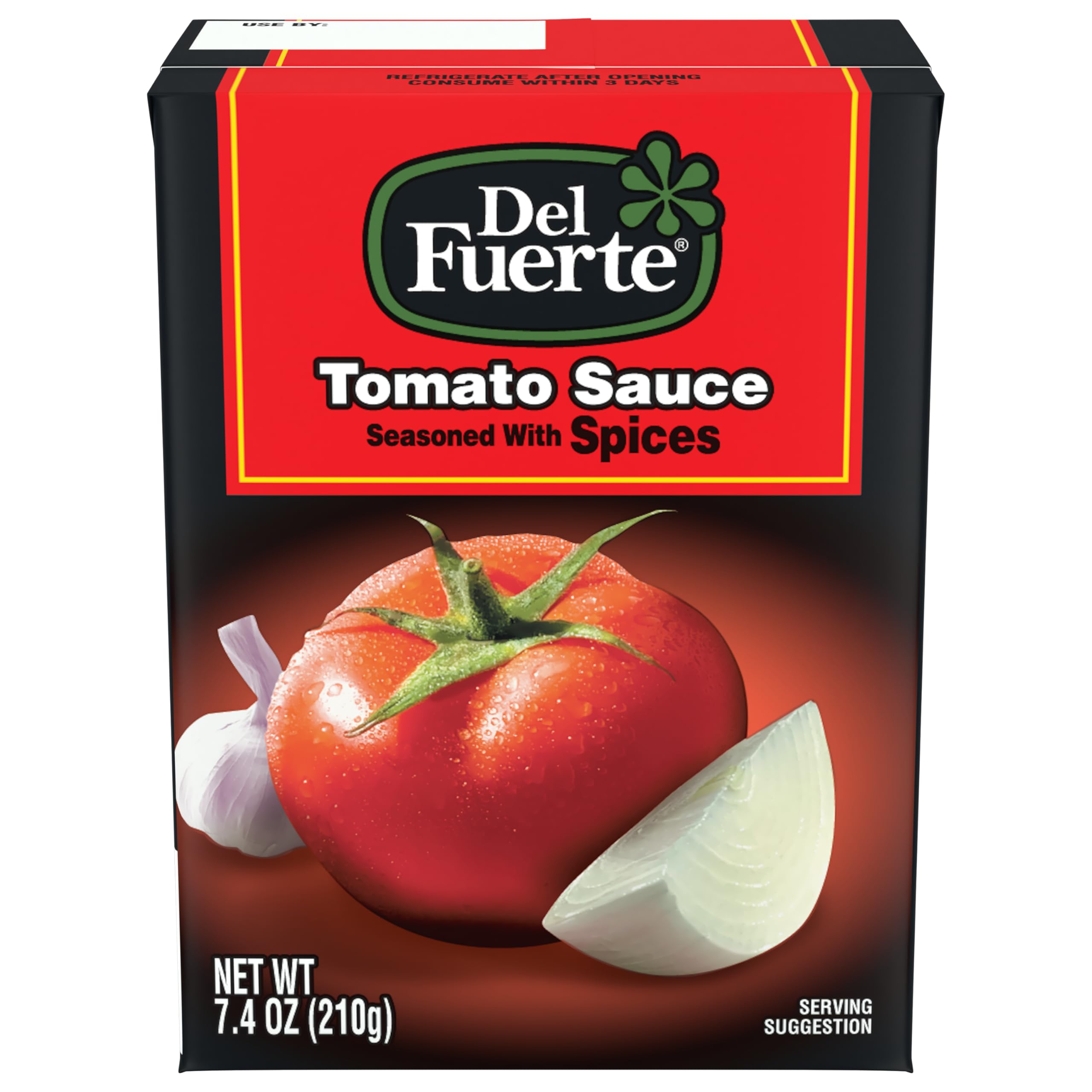 DEL FUERTE (Pack of 48) Del Fuerte Tomato Simmer Sauce Tetra Pak Authentic Mexican N 7.4 Oz