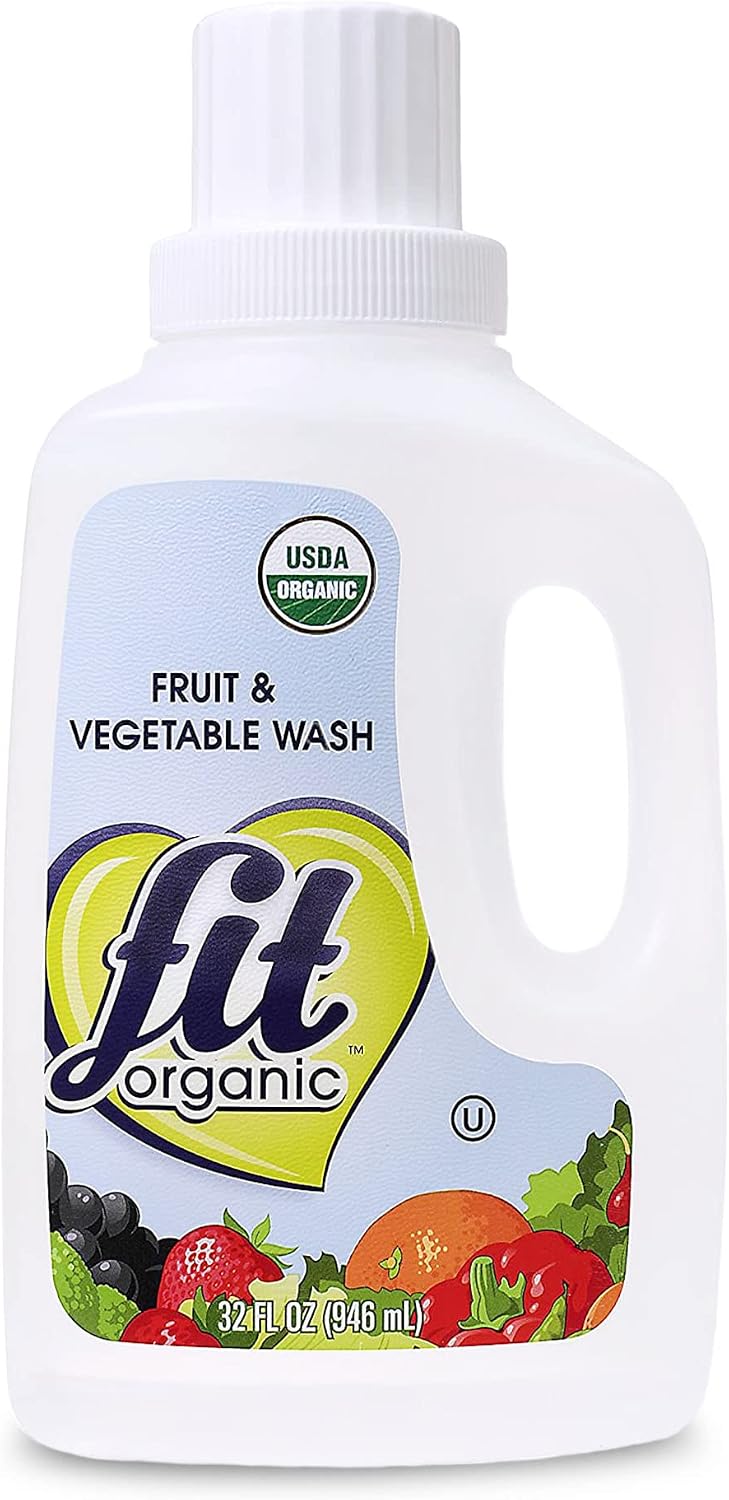 FIT ORGANIC (Pack Of 6) Fit Organic Produce Wash Soaker Organic 32 Oz