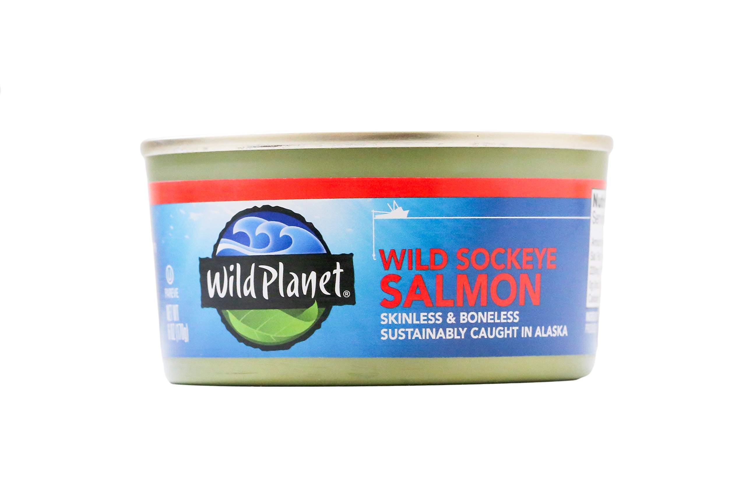 WILD PLANET (Pack of 6) Wild Planet Sockeye Salmon Wild Canned Seafood 6 Oz