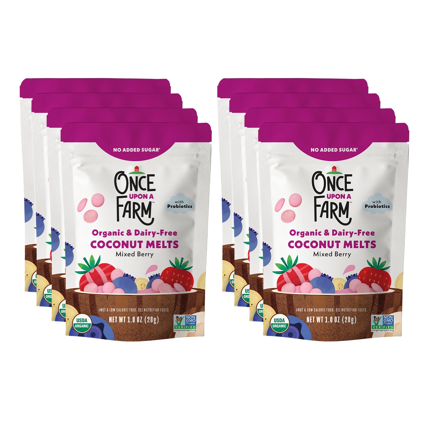 Once Upon A Farm Melts Coconut Mixed Berry