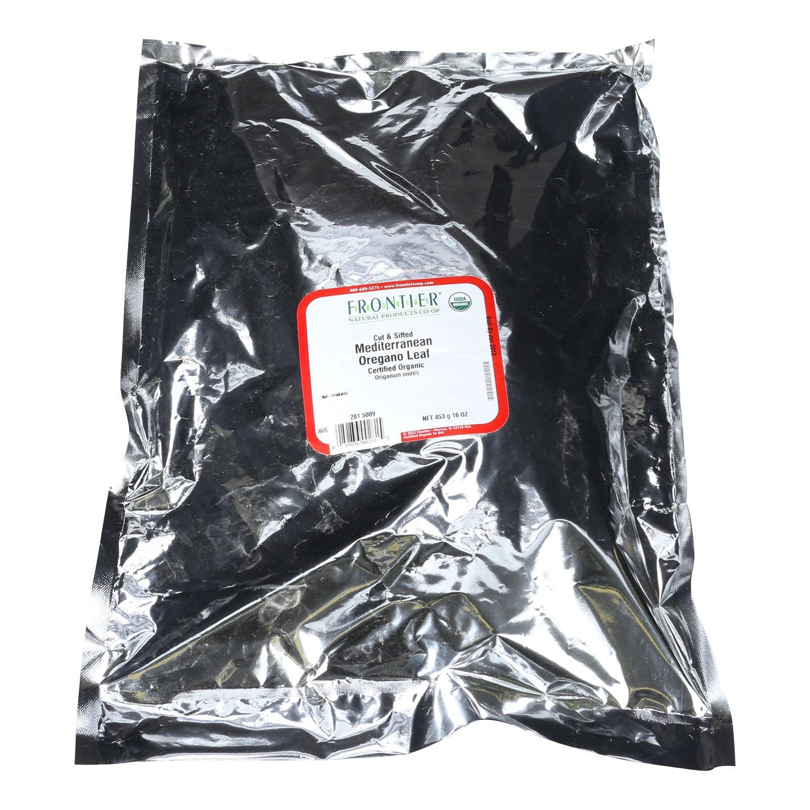 FRONTIER BULK (Pack of 4) Frontier Bulk Organic Oregano Leaf 16 Oz