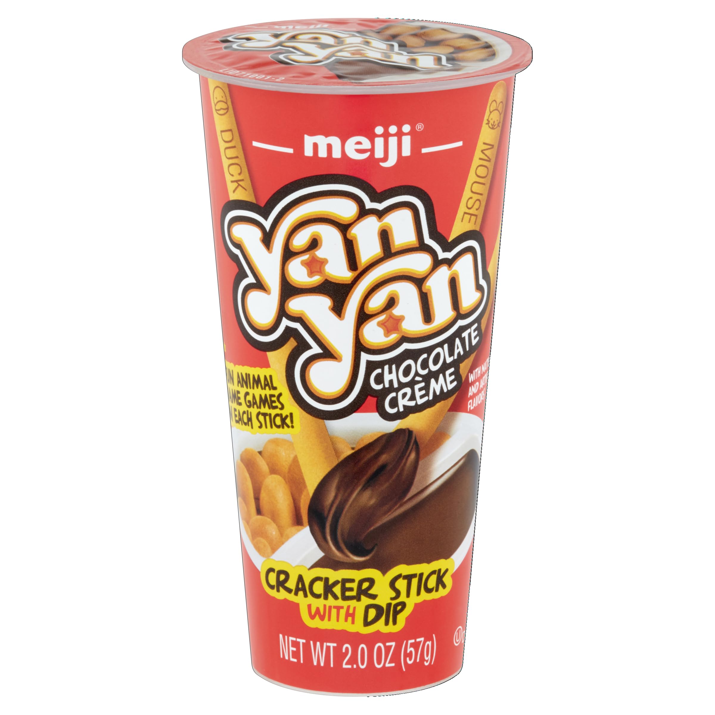 Meiji Cracker Dip Chocolate Yan Yan