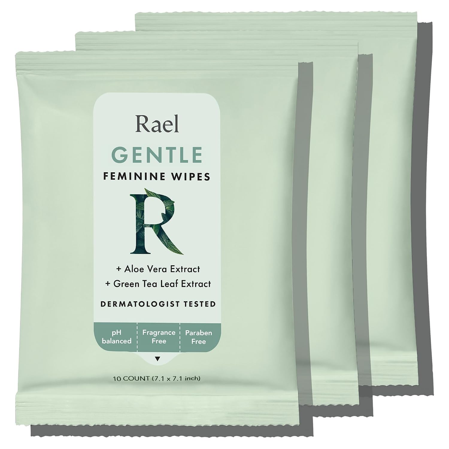 RAEL (Pack Of 12) Rael Wipes Feminine Natural Cleansing 10 Each