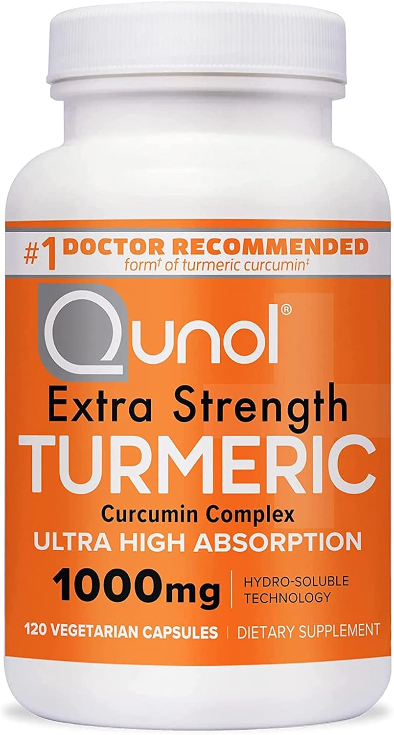 Qunol Quinol Turmeric 120 Vegetarian Capsules