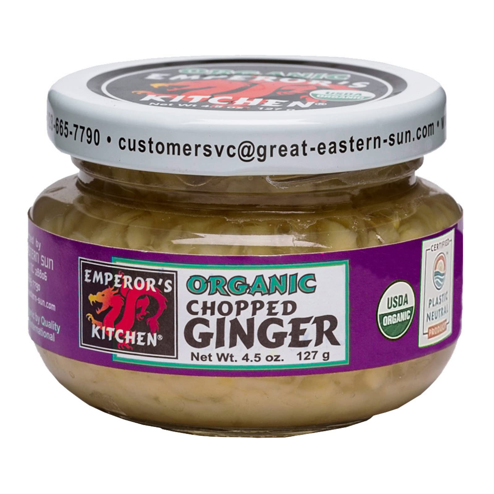 Emperors Kitchen Ginger Chopped Emperors Kitchen Organic