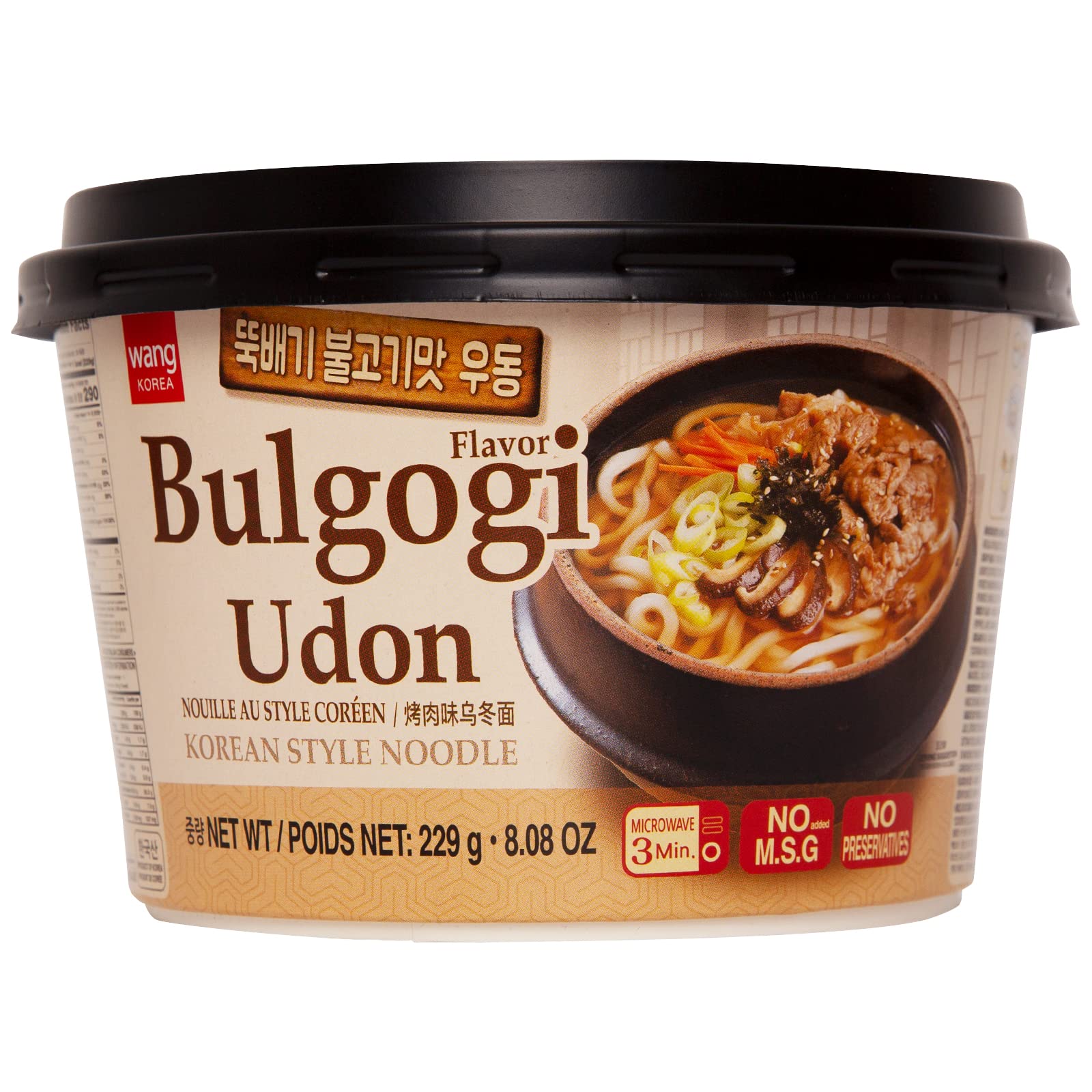 Wang Udon Noodle Soup Cup Bulgogi Flavor