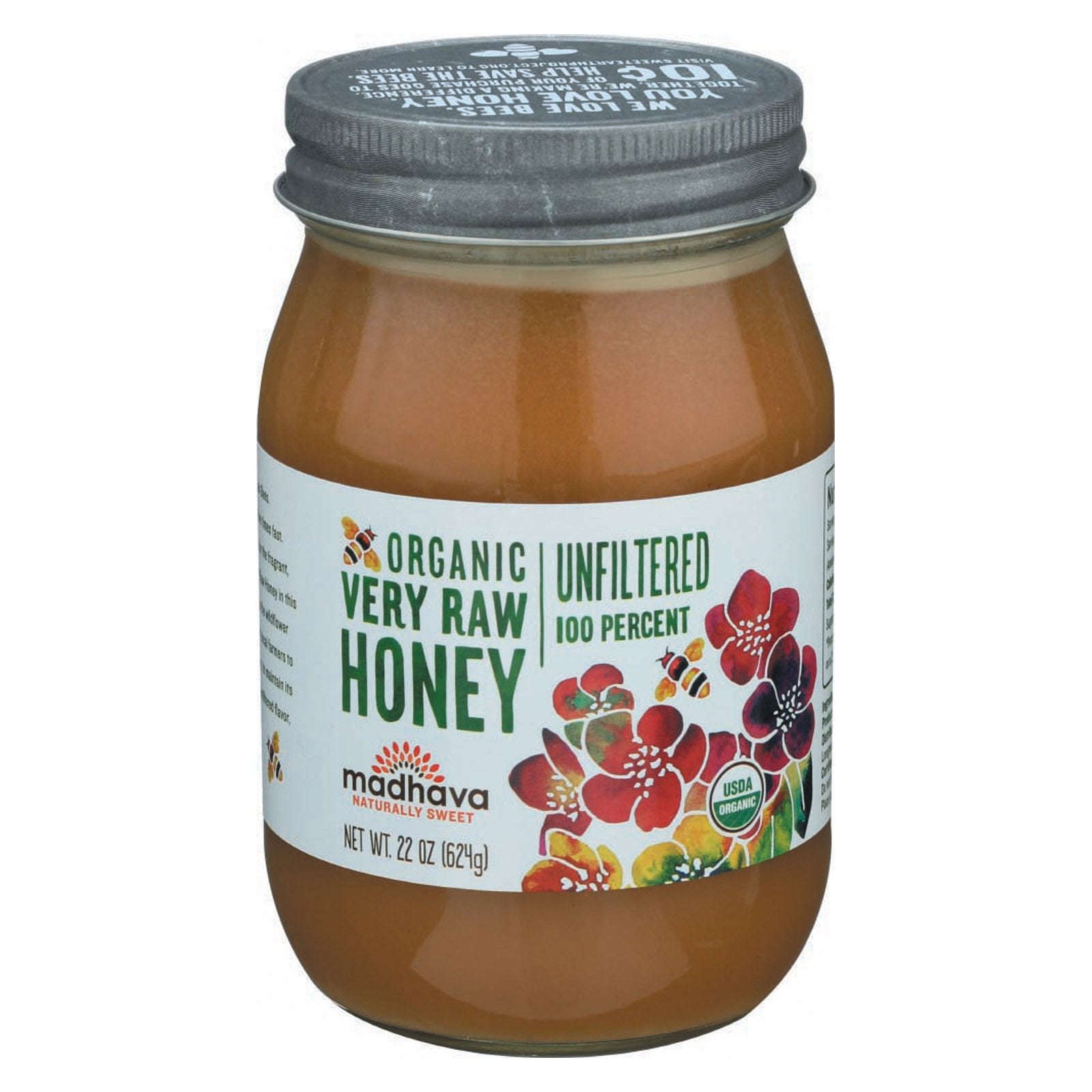 Madhava Raw Organic Honey Liquid