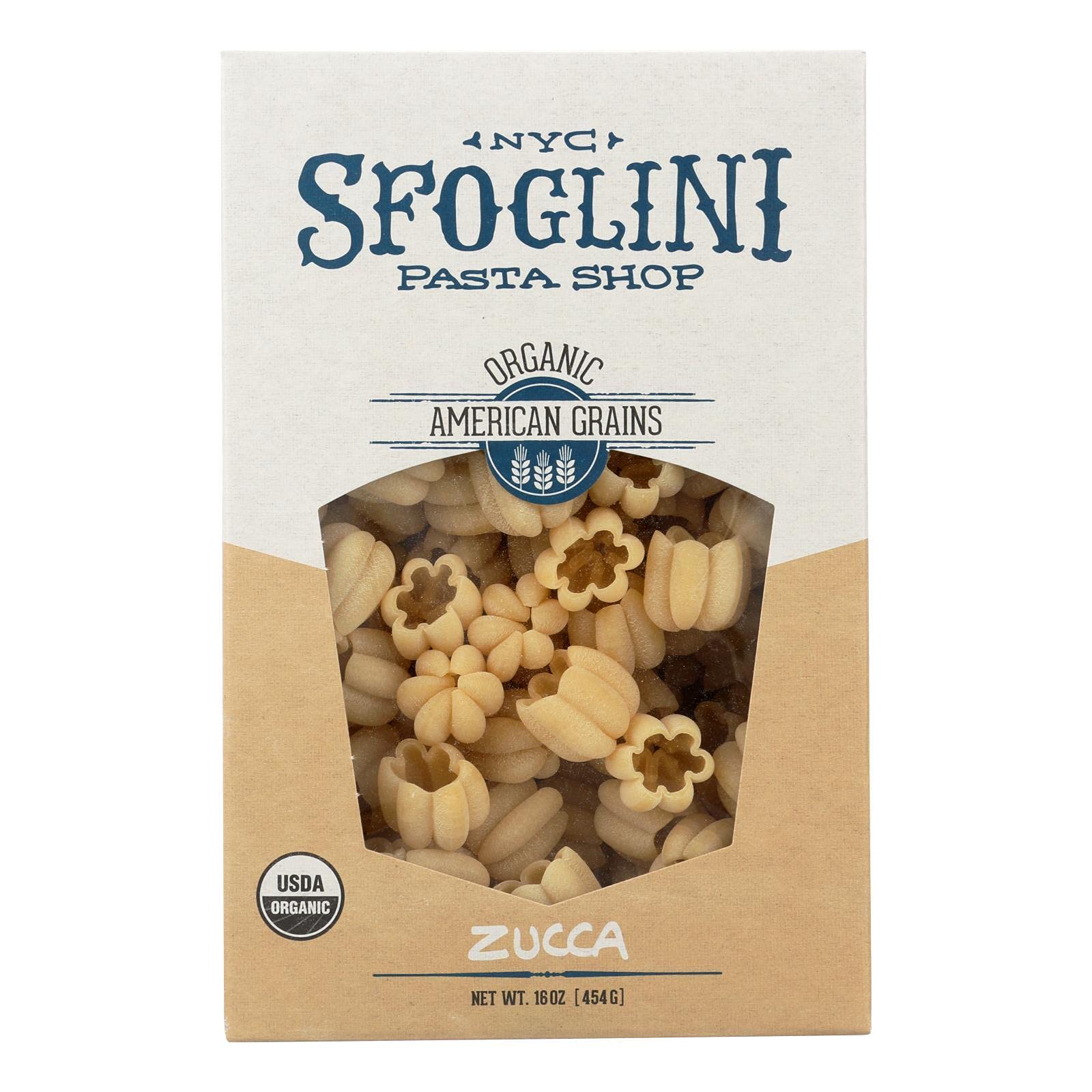 Sfoglini Organic Semolina Zucca Short Cut Pasta