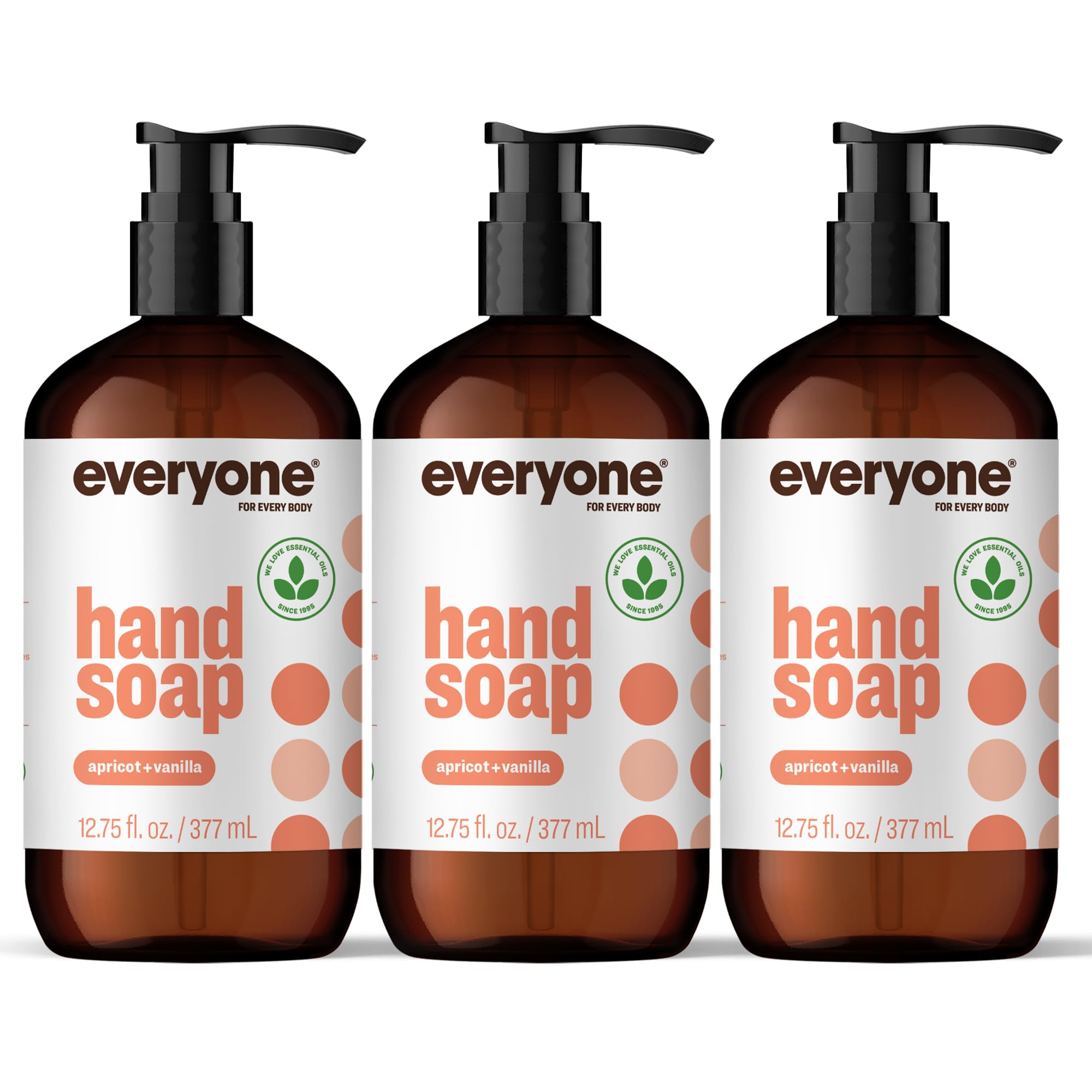 EVERYONE (Pack of 15) Everyone for Every Body Hand Soap Apricot Vanilla Liquid S 12.75 Oz