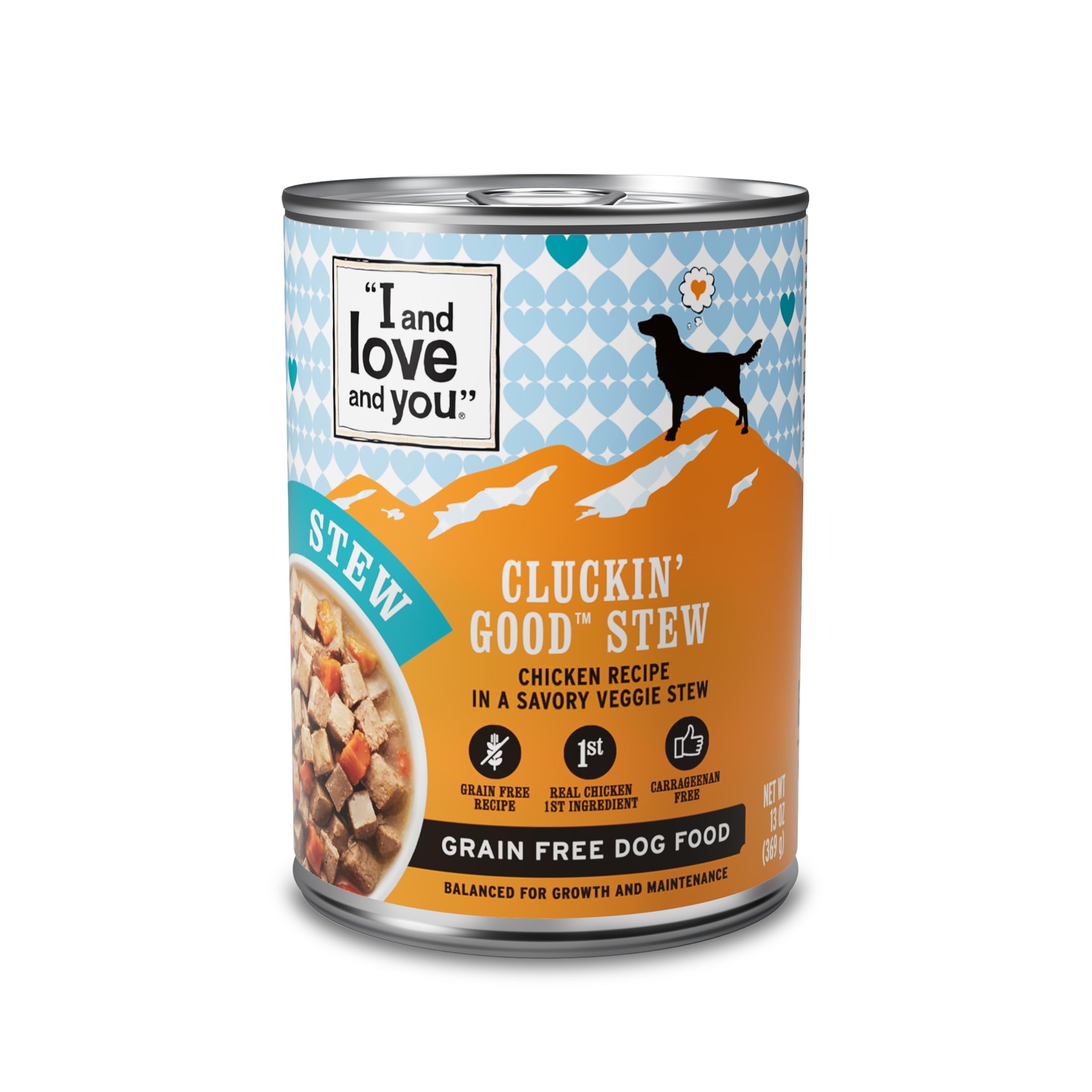 I&Love&You Dog Food Can Cluckin Good Stew