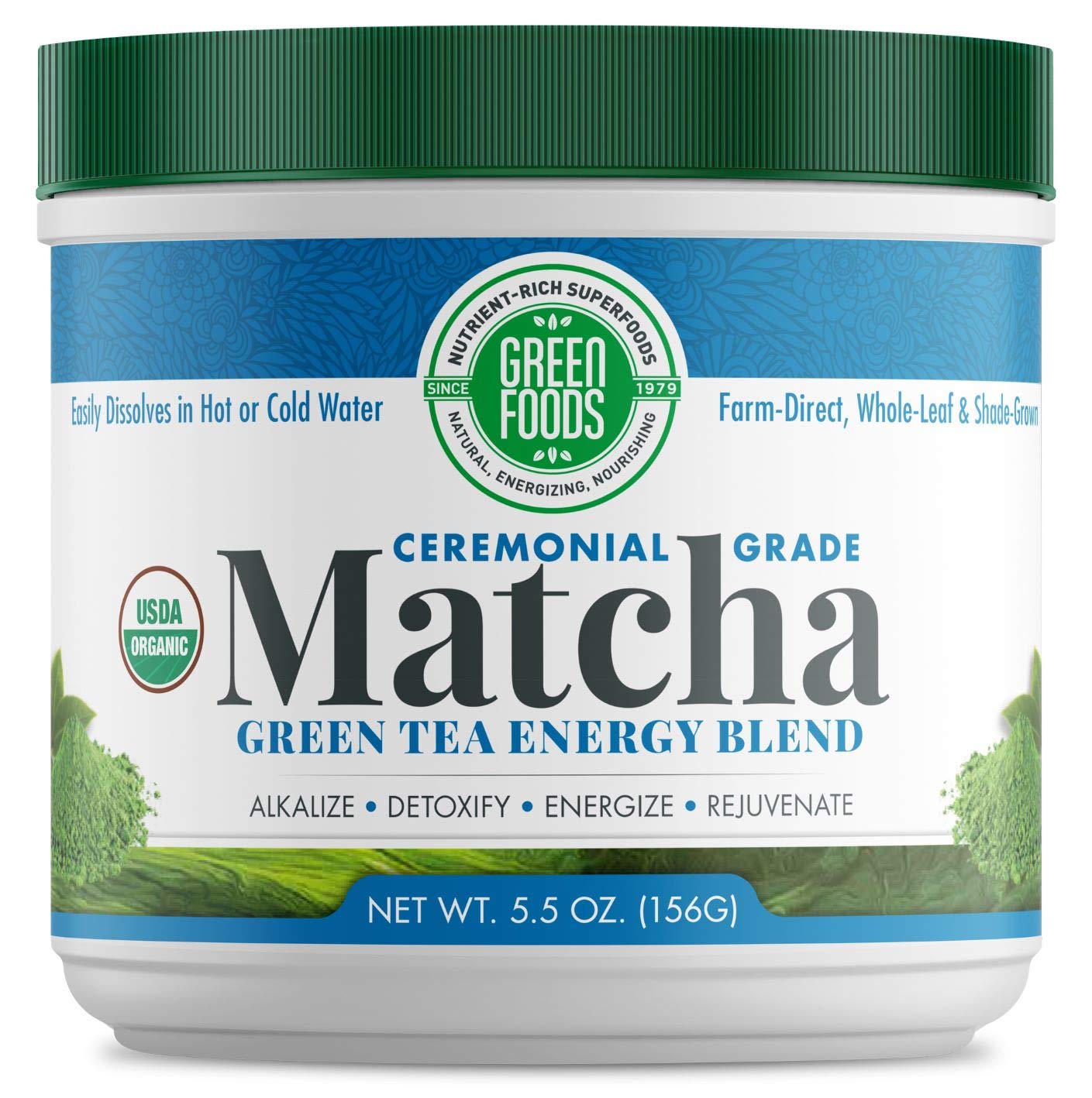 GREEN FOODS (Pack Of 4) Green Foods Tea Green Matcha Brown Rice Solid 5.5 Oz
