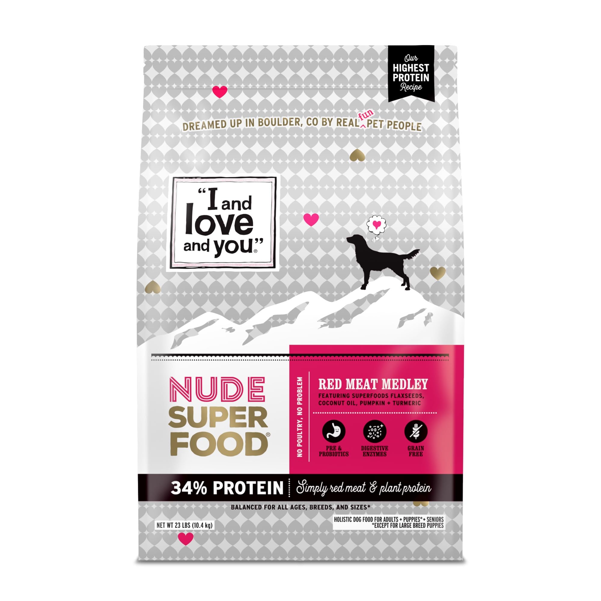 I&Love&You Nude Dog Food, Red Meat Medley