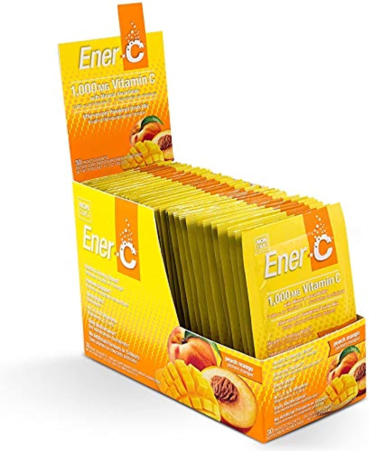 ENER LIFE (Pack of 4) Ener Life Vitamin C Peach Mango 30 Pieces