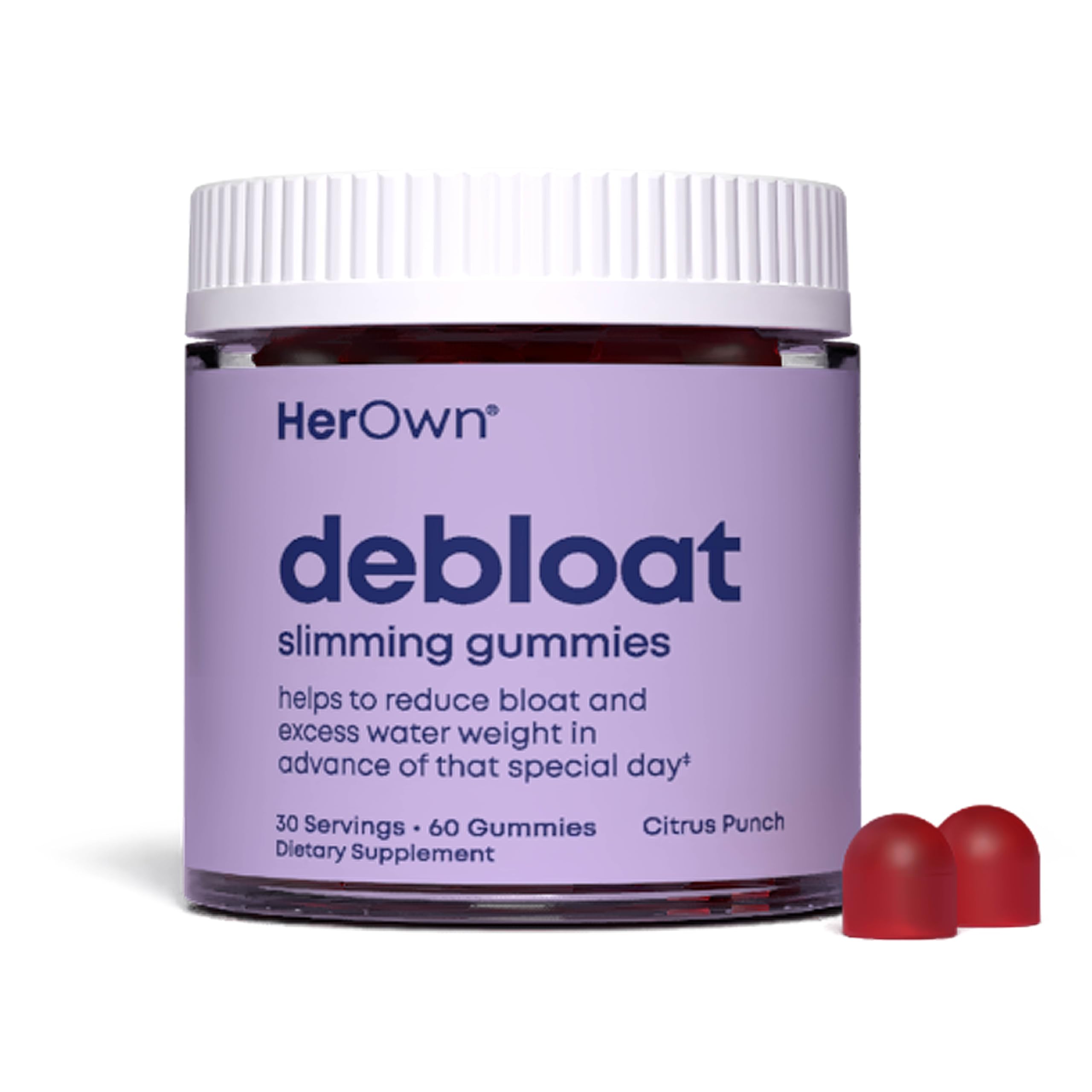 HEROWN (Pack Of 6) Herown Women Debloat Gummy 60 Pieces