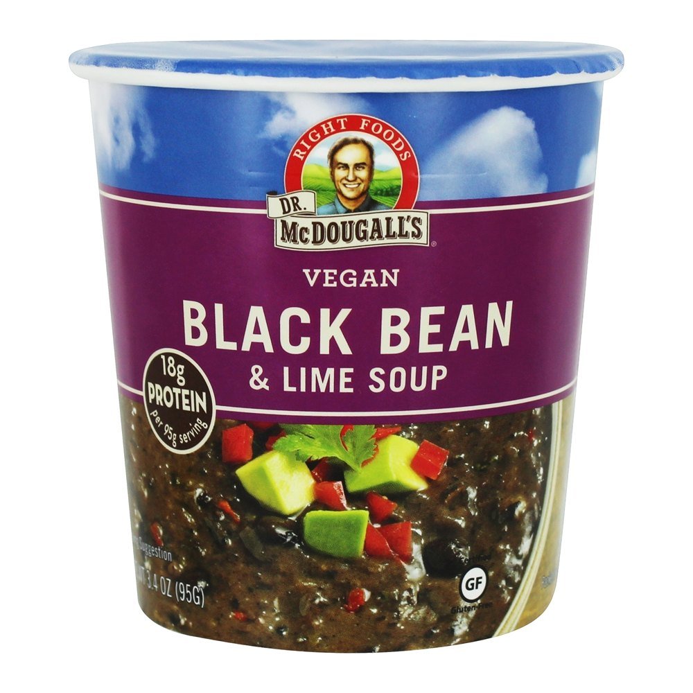 DR MCDOUGALLS (Pack Of 24) Dr Mcdougalls Soup Bgcup Black Bean & Lime 3.4 Oz