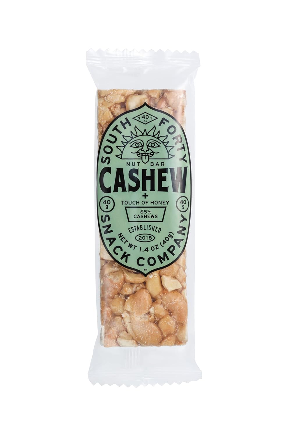 South Forty Snack Company Bars Nut Cashew