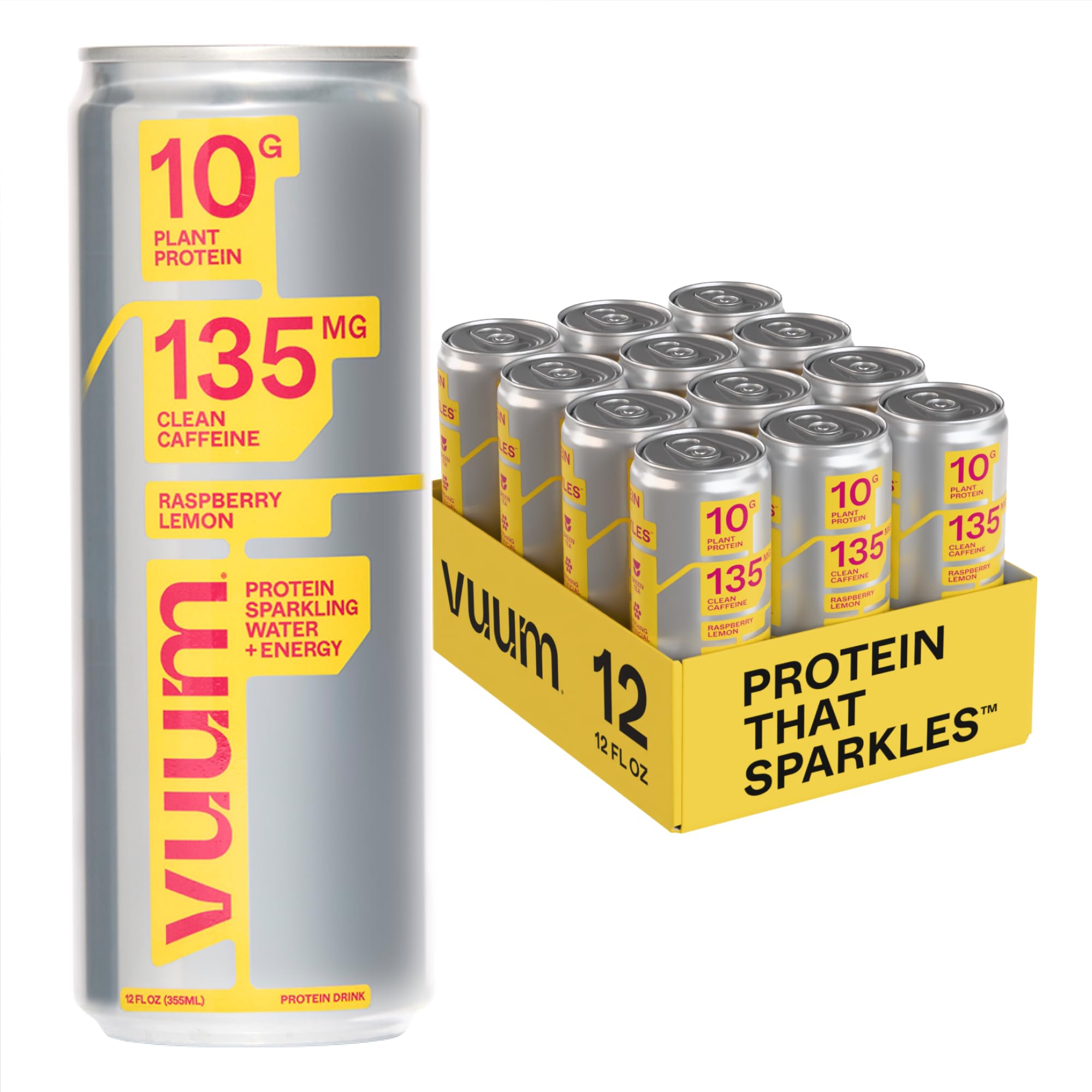 Vuum Beverage Energy Raspberry Ready-to-Drink