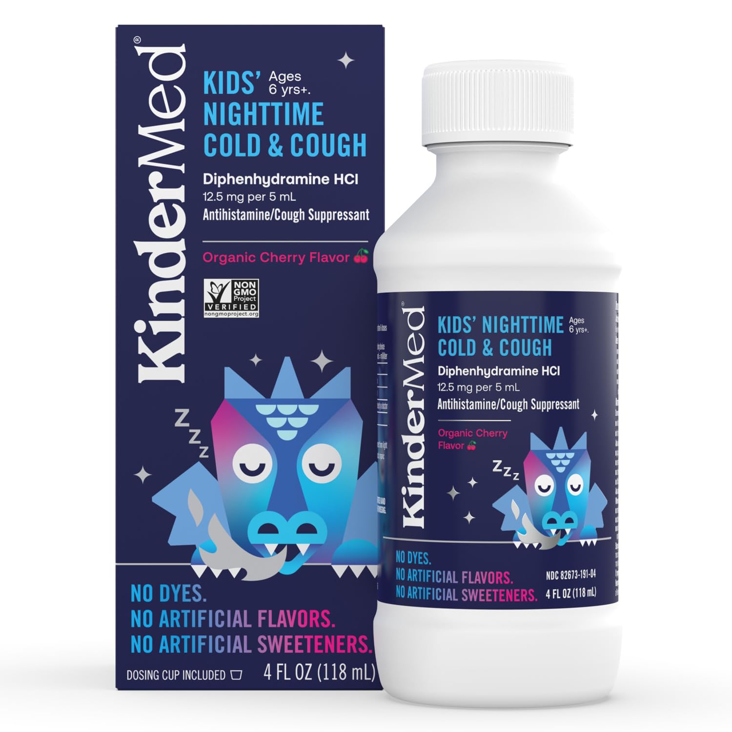 KINDERMED (Pack Of 6) Kindermed Kids Cold Cough Night 4 Fl Oz