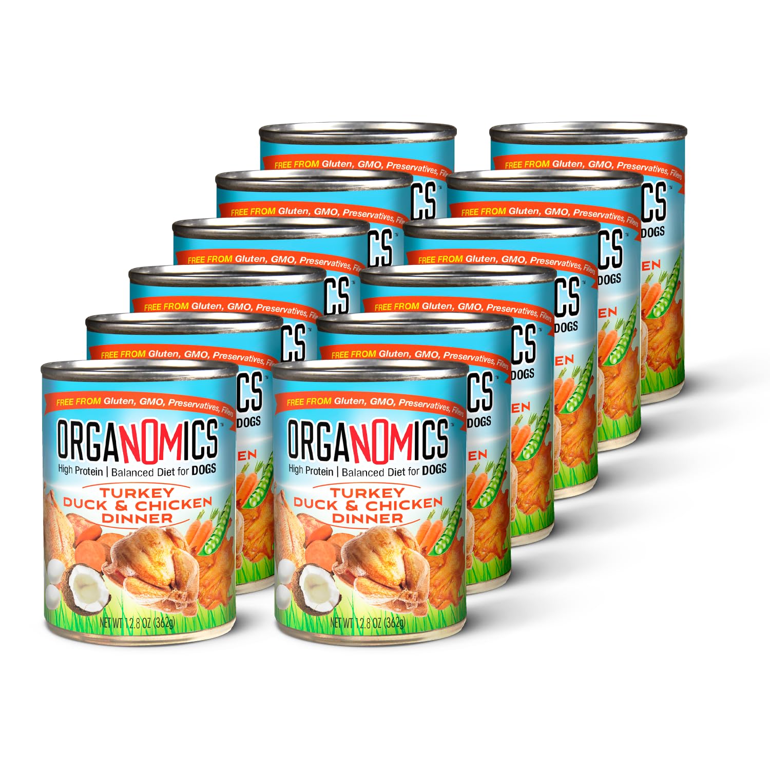 Organomics Dog Food Turkey, Duck & Chicken
