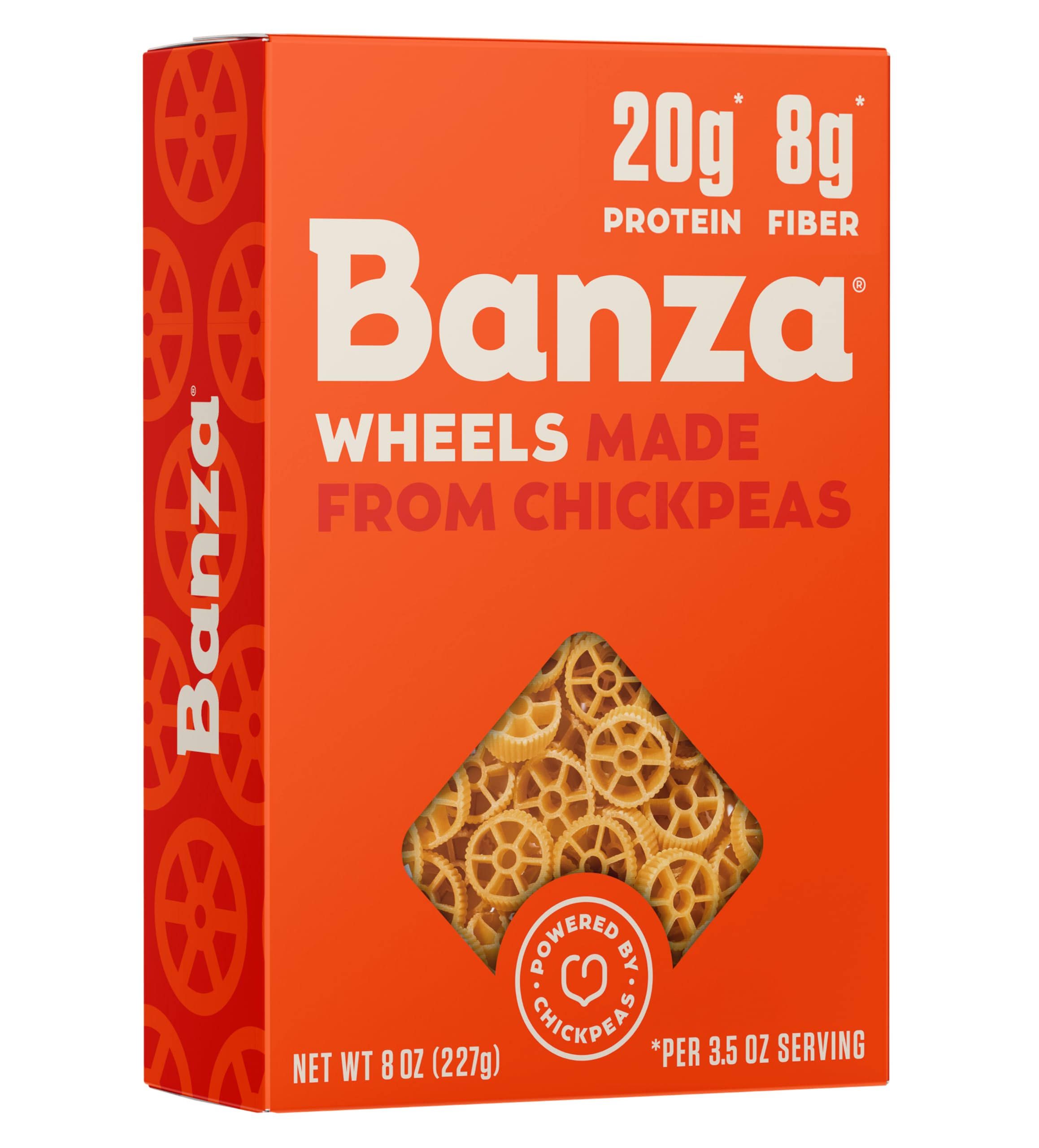 Banza Pasta Wheels Chickpea