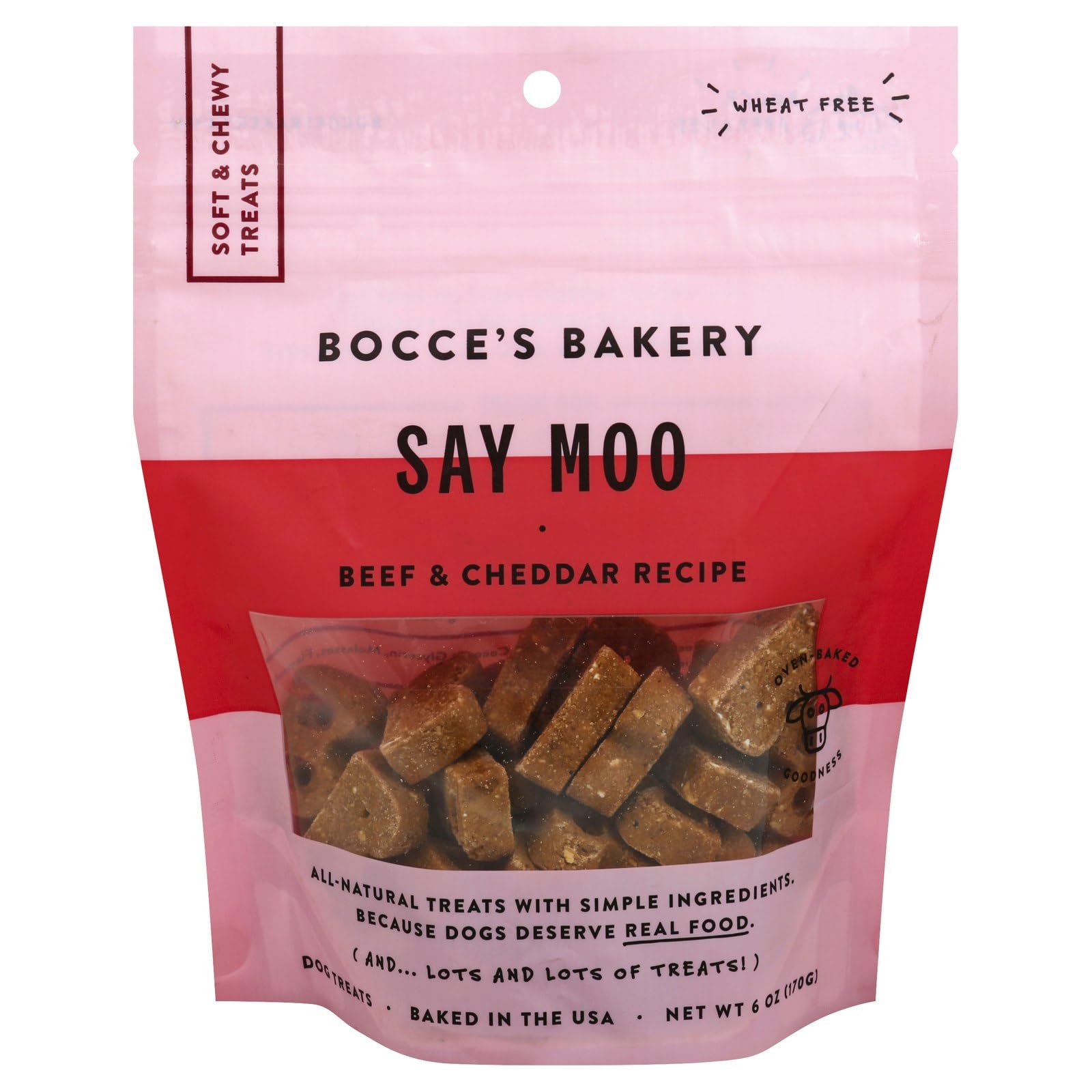 Bocce's Bakery BOC C E S Bakery Treat Dog Beef Cheddar