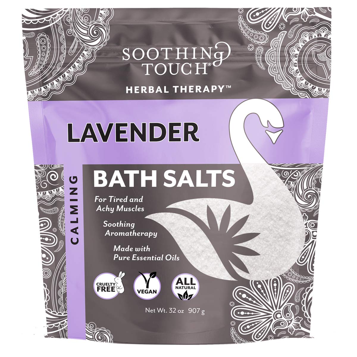 SOOTHING TOUCH (Pack Of 4) Soothing Touch Bath Salt Lavender 32 Oz