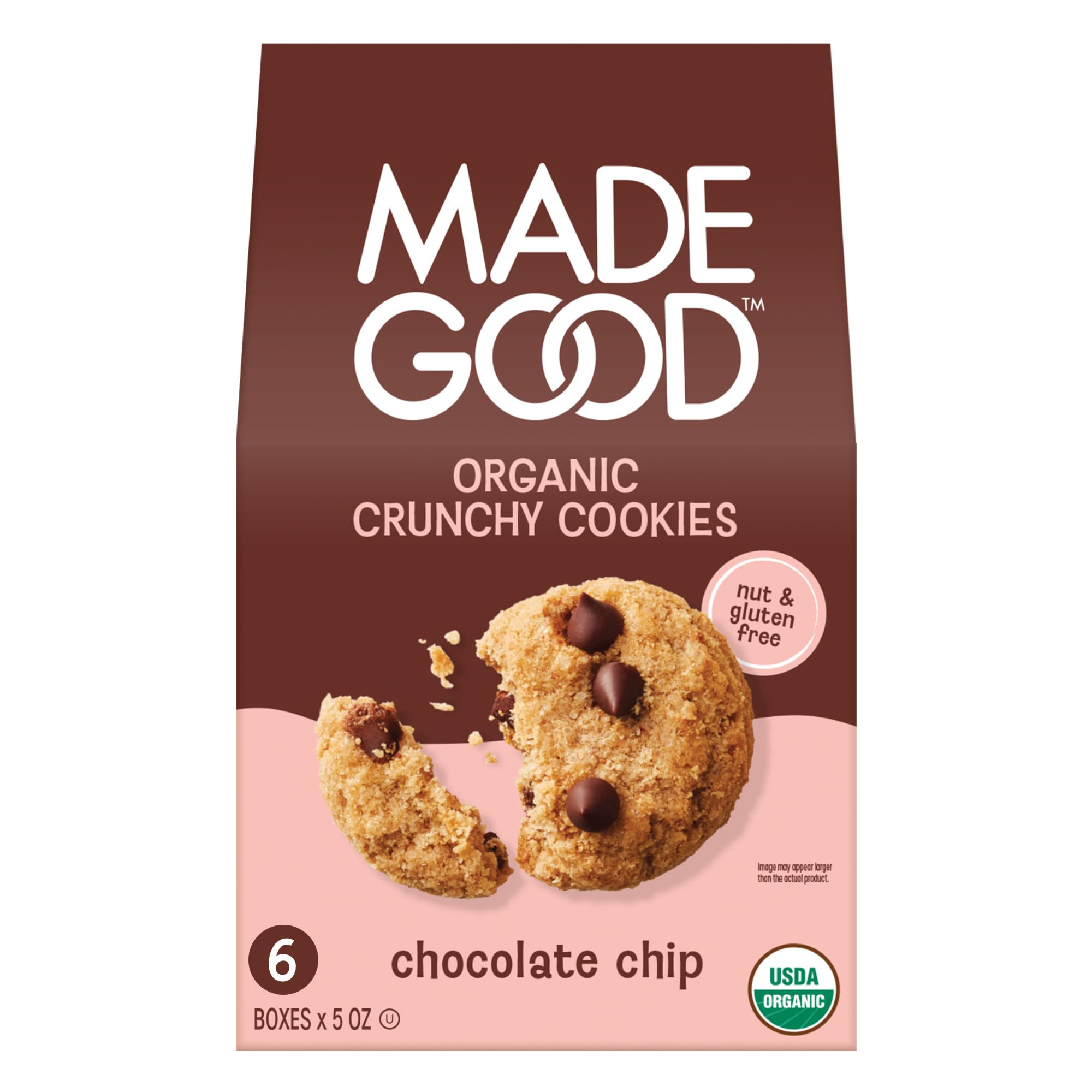 Madegood Chocolate Chip Cookies Natural Hard & Soft Baked