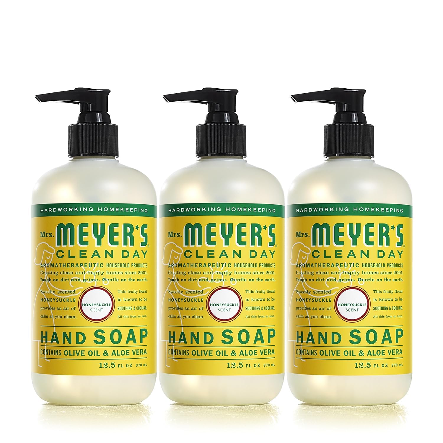 MRS MEYERS CLEA (Pack of 12) Mrs. Meyer'S Clean Day Liquid Hand Soap HoneySuckle 12.5 Oz