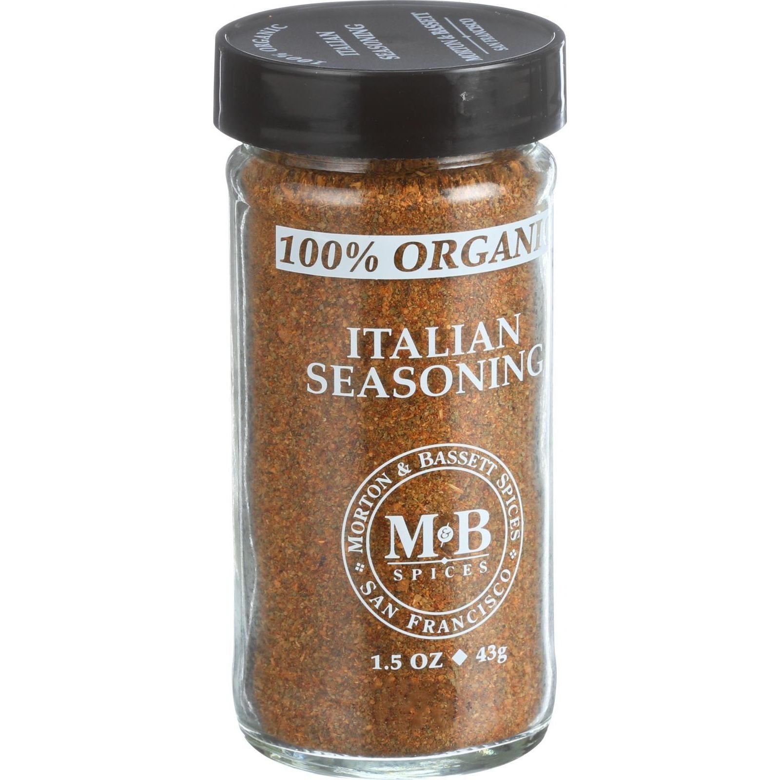Morton & Bassett Italian Organic Seasoning Blend Spice Single
