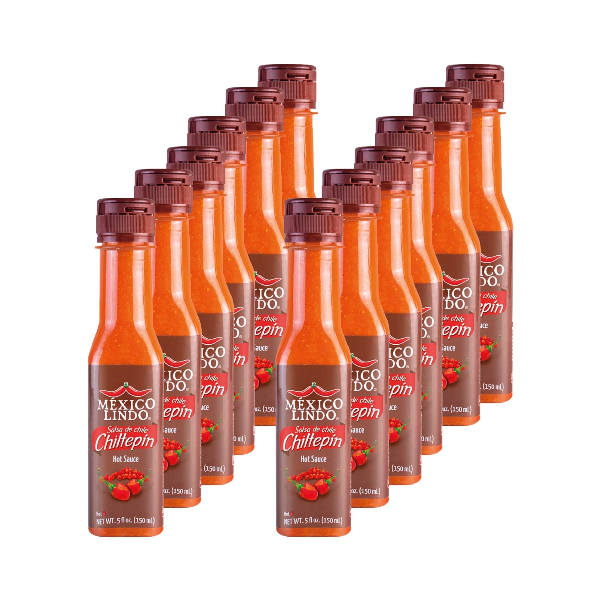 Mexico Lindo ChiltepíN Hot Sauce, Authentic Mexican Chili Pepp
